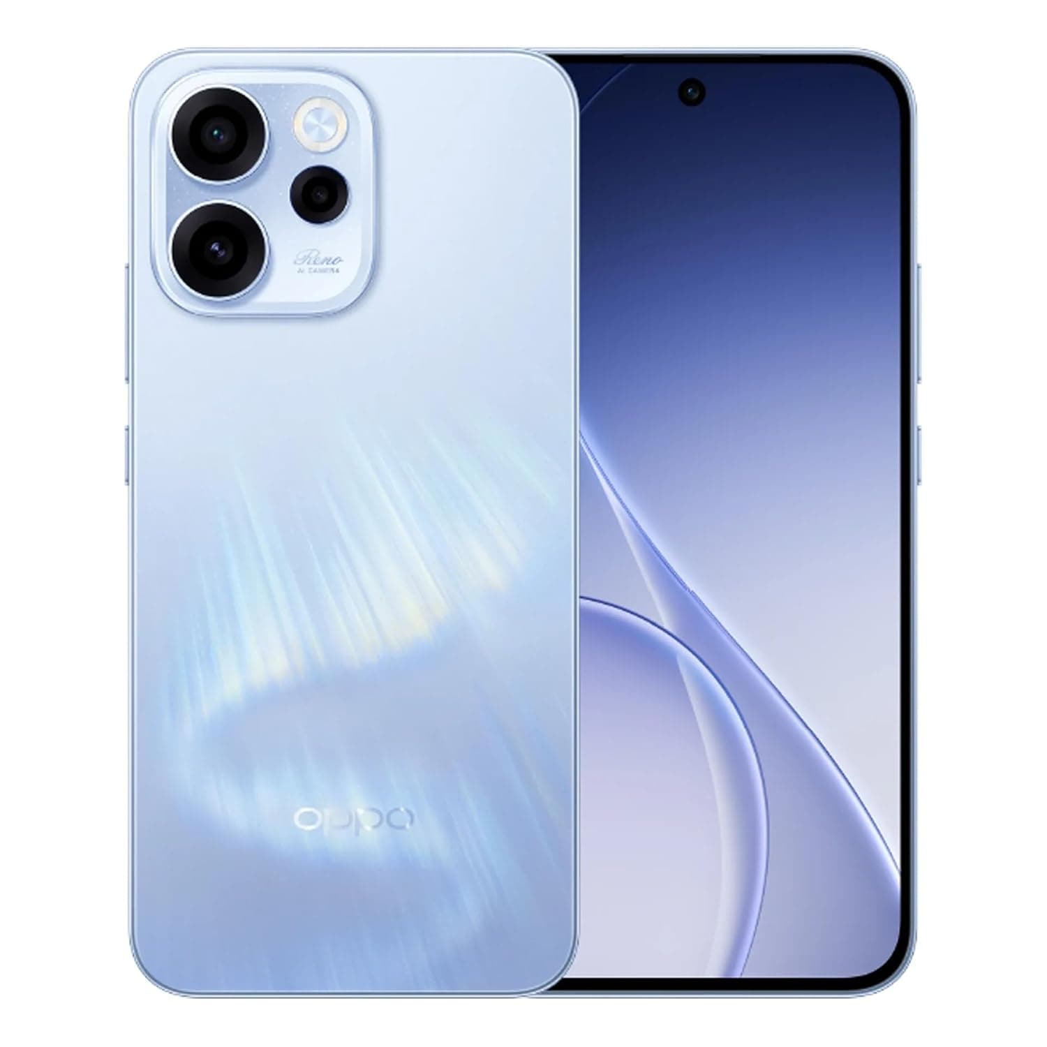 OPPO Reno 15F 5G Dual SIM Aurora Blue 12GB RAM 256GB - Middle East Version with Gift OPPO Enco Buds3