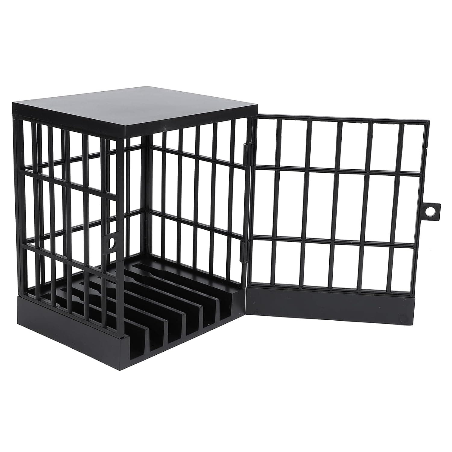 Focket Phone Jail, Lock Box with Keys for Classroom Family Secure Locking Mechanism Portable Design Versatile Storage Solution for Devices and Small Items (All Black)