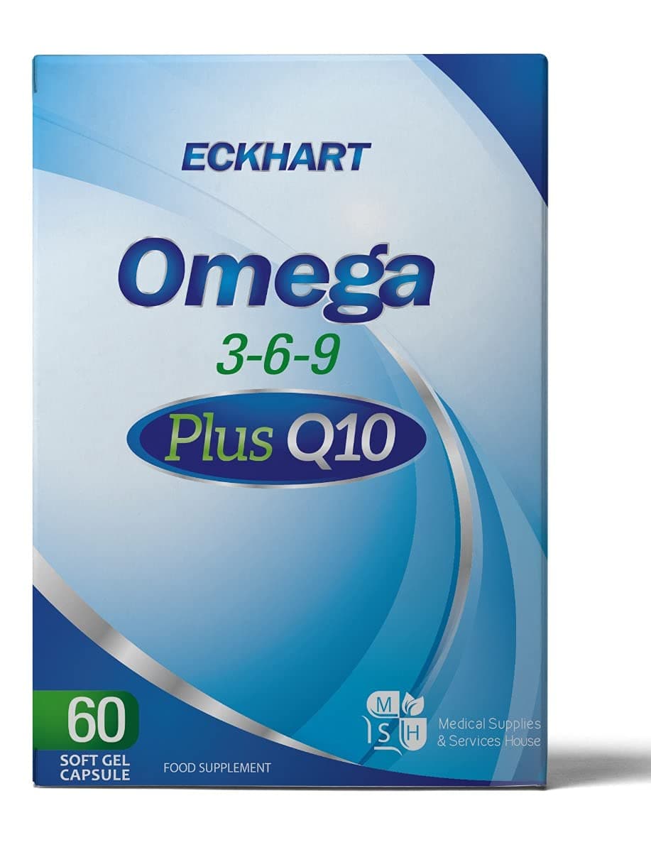 Omega 3-6-9 Plus Q10, 60 Capsules
