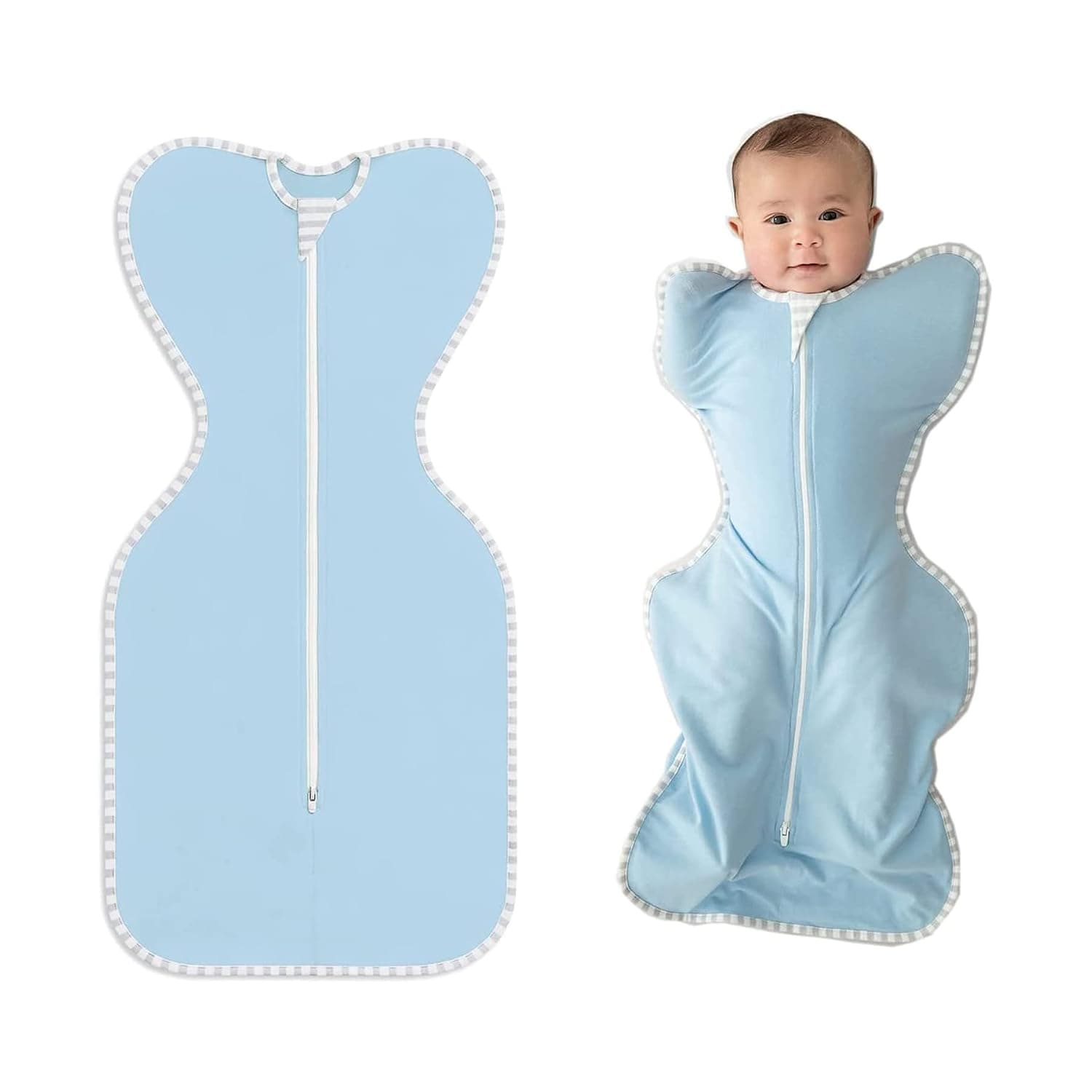 sheful Baby Swaddle Wrap Swaddle Blanket for 3-6 Months Baby Girls And Boys Receiving Swaddling Wrap Boys Girls Ultra-Soft Newborn Sleeping Wraps for Infant Baby Gift - Blue