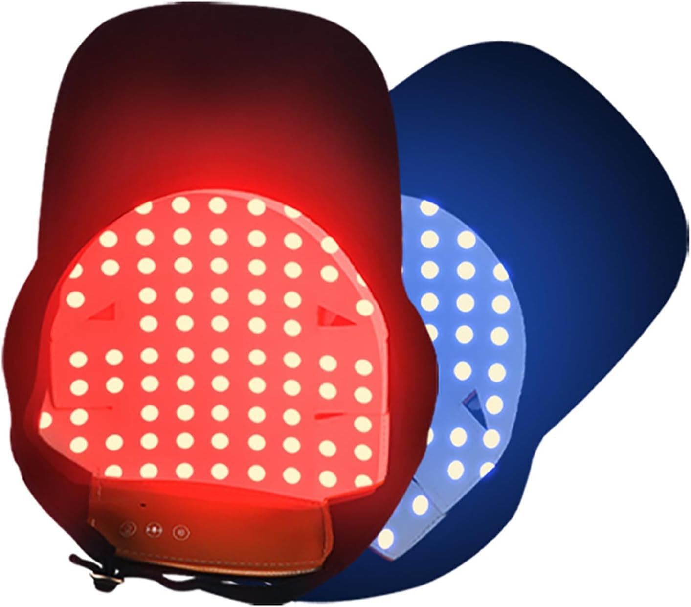 70pcs Lamp Beads Hair Growth Hat, Adjustable Hair Loss Therapy Treatment Instrument with 4 Modes Setting and 3 wavelengths of 470nm, 630nm and 650nm, for Hair Regrowth and Hair Loss Treatment