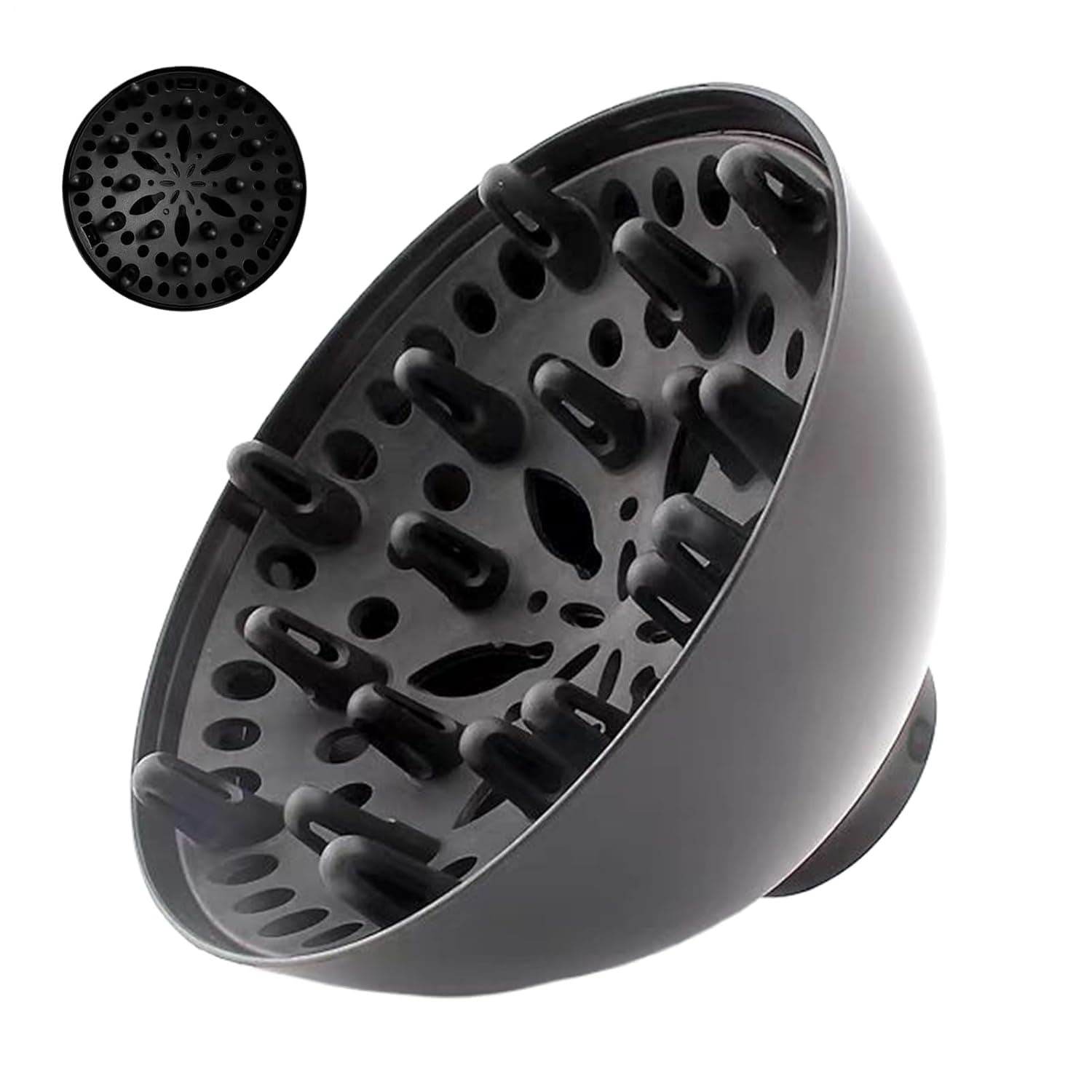 Comb Attachment for Hair Blow Dryer,Universal Traditional Lightweight Nozzle | Hair Dryer Diffuser,for Salon Home Styling Dressing Blowout Curly Straight Thick Travel Grooming