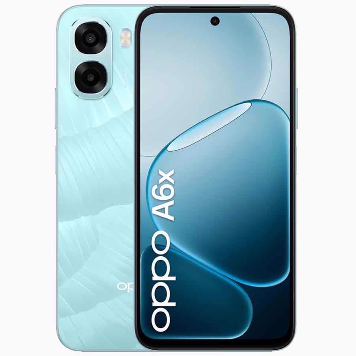 Oppo A6x Dual-SIM 128GB ROM + 4GB RAM (GSM Only | No CDMA) Factory Unlocked 4G/LTE Smartphone (Ice Blue) - International Version