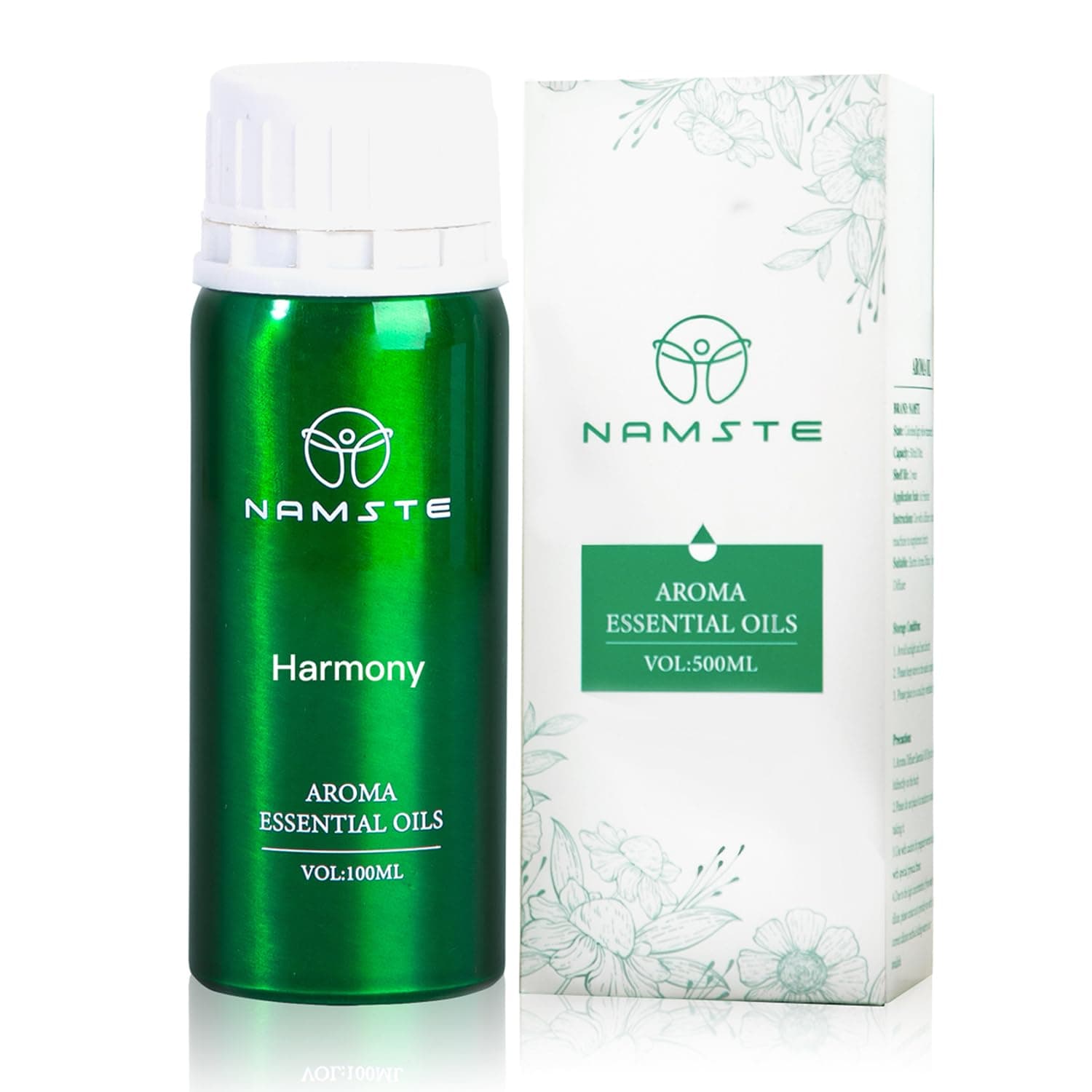 NAMSTE Aroma Essential Oil, 100ml Harmony Collection Scents Diffuser Oil, 100% Pure Natural Essential Oils, Blend of Rosemary, Cloves, Ambergris for Home Aroma Device