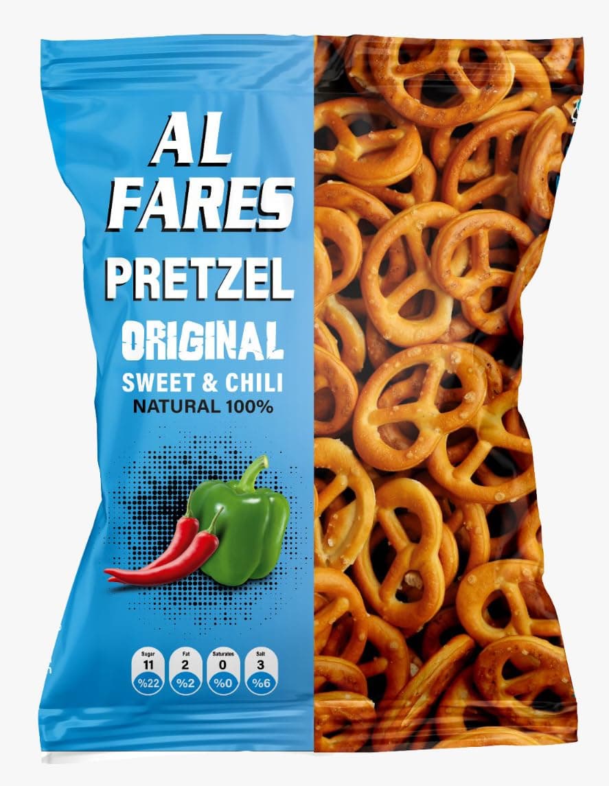 Al Fares Original Sweet and Chili Pretzel 120 g