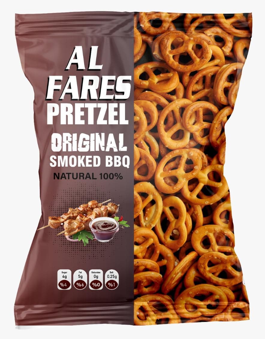 Al Fares Original Smoked BBQ Pretzel 120 g