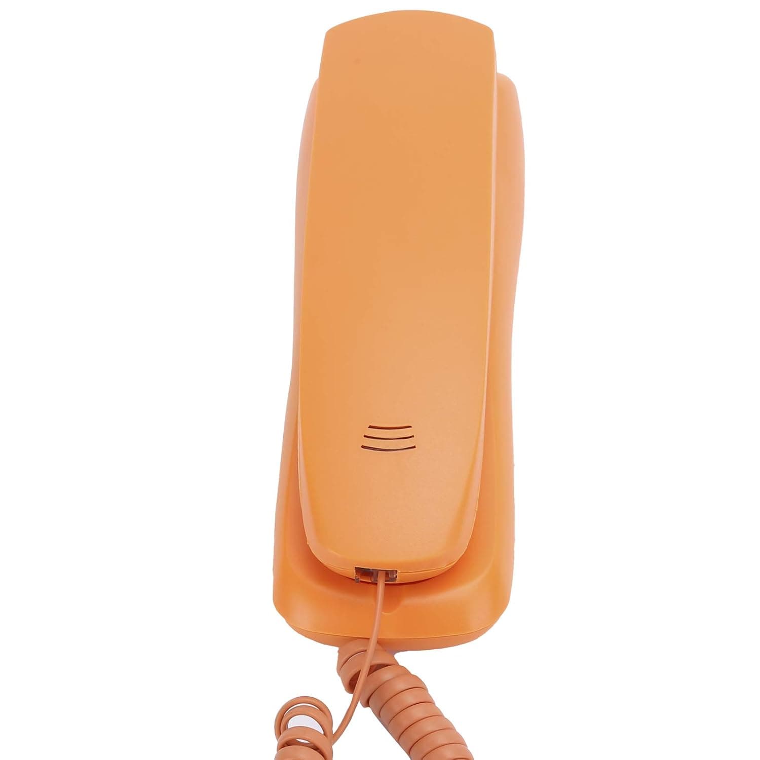 Cryfokt Orange Desk Phone for Home, Thin Simple Corded Phone with Bright Colors, Suitable for Home, and Hotel Use
