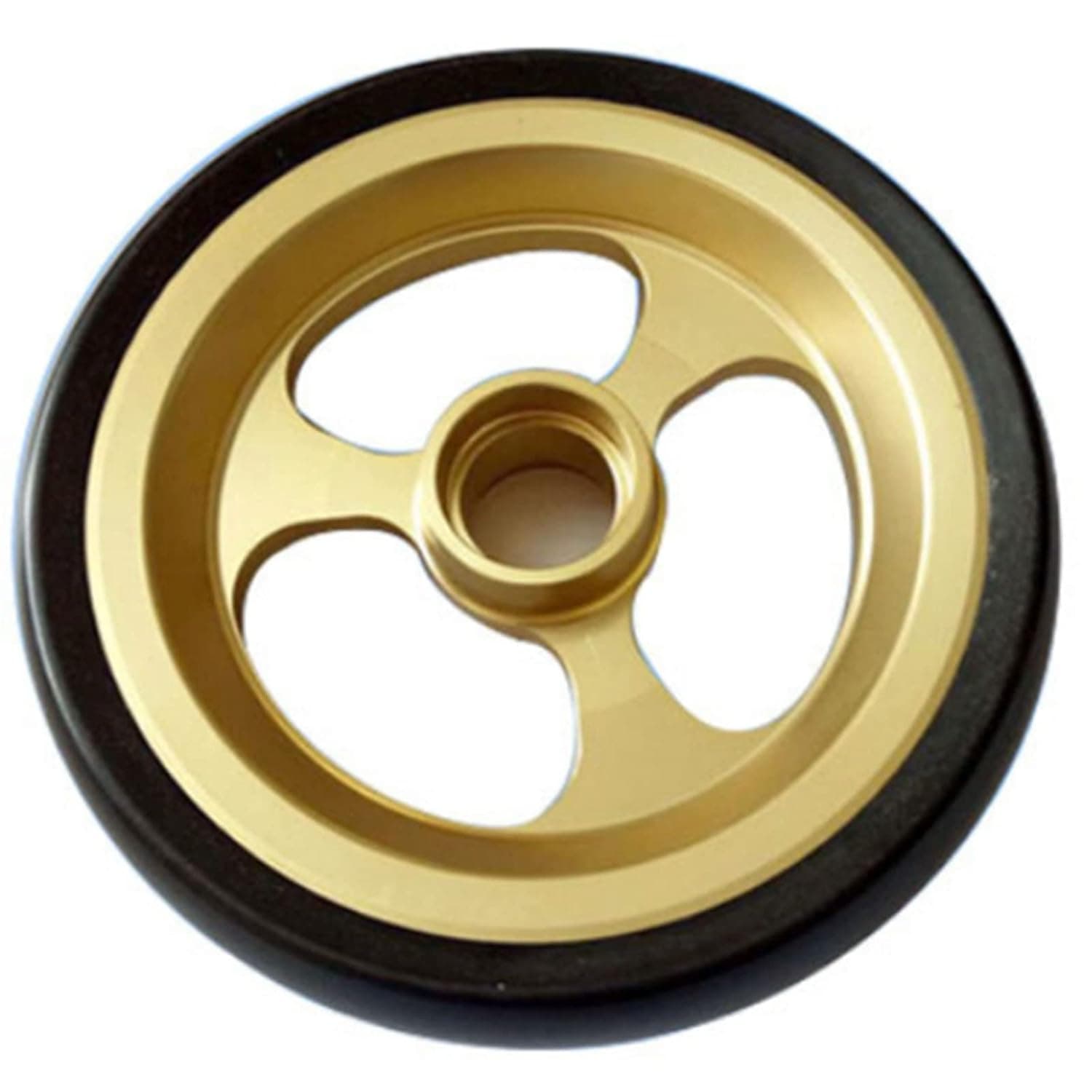 2 pieces wheelchair front wheels, wheelchair caster old age stroller accessories sports medical wheelchair solid pu tires for any... (Color : A 1 item)