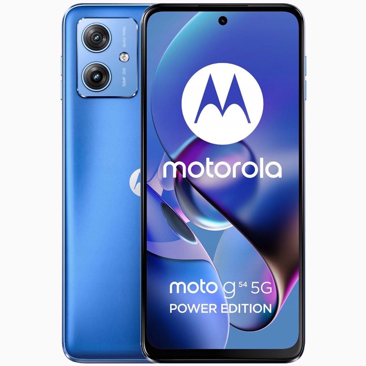 Motorola Moto G54 Power DUAL-SIM 256GB ROM + 8GB RAM (GSM Only|No CDMA) Factory Unlocked 5G Smartphone (Pearl Blue) - International Version