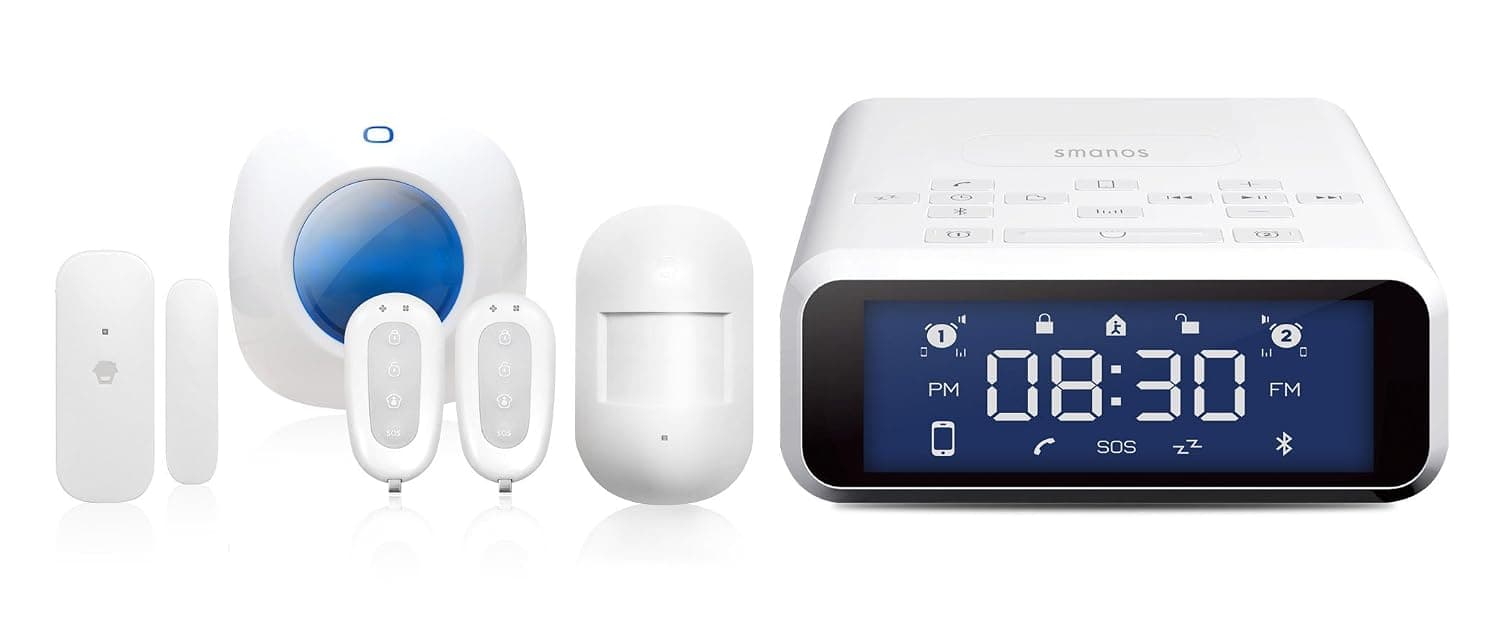 Smanos G310 Plug and Play Alarm System | Smartphone app | Hard plastic | 16.41 cm | - White