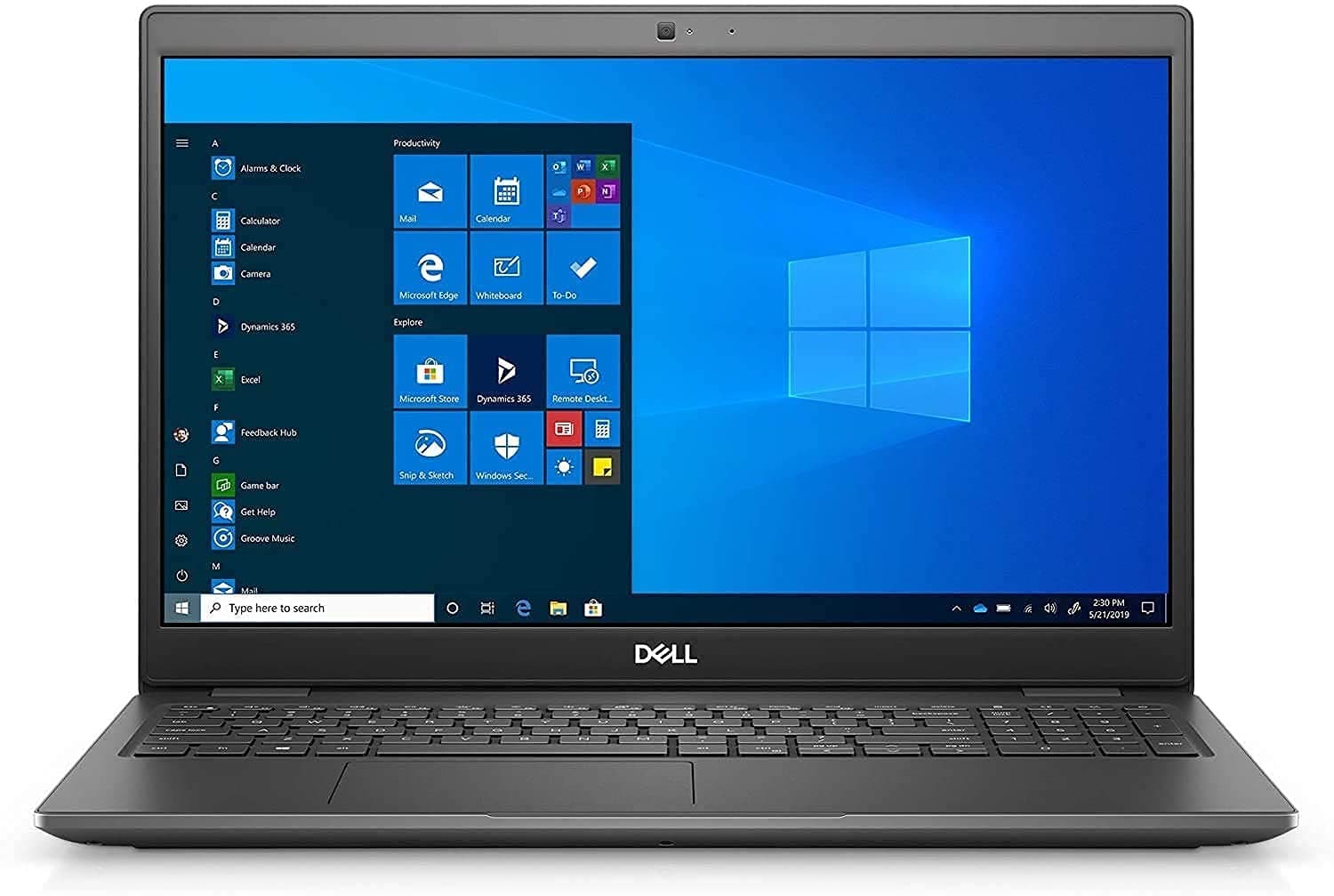 Dell Latitude 3510 Business Laptop, 15.6" HD Screen, 10th Gen Intel Core i5-10210U Processor, 8GB RAM, 256GB SSD, Webcam, Wi-Fi 6, Type-C, Windows 10 Pro, Black (Renewed)