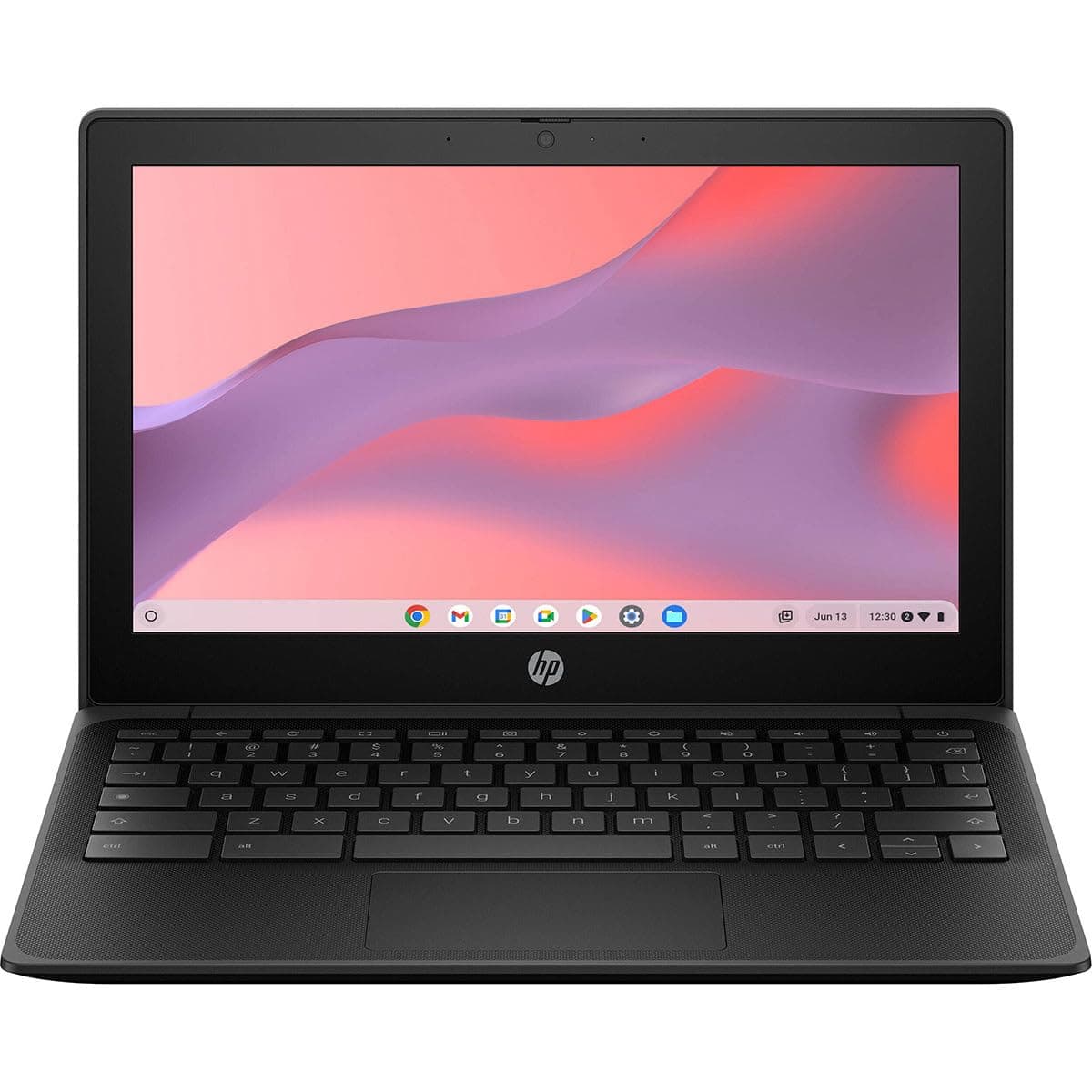 HP Fortis G1m 11.6" Rugged Clamshell Chromebook - HD - Octa-core (ARM Cortex A76 + Cortex A55) - 8 GB - 64 GB Flash Memory - English Keyboard - Jet Black - MediaTek Kompanio 520 Chip - 1366 x 768