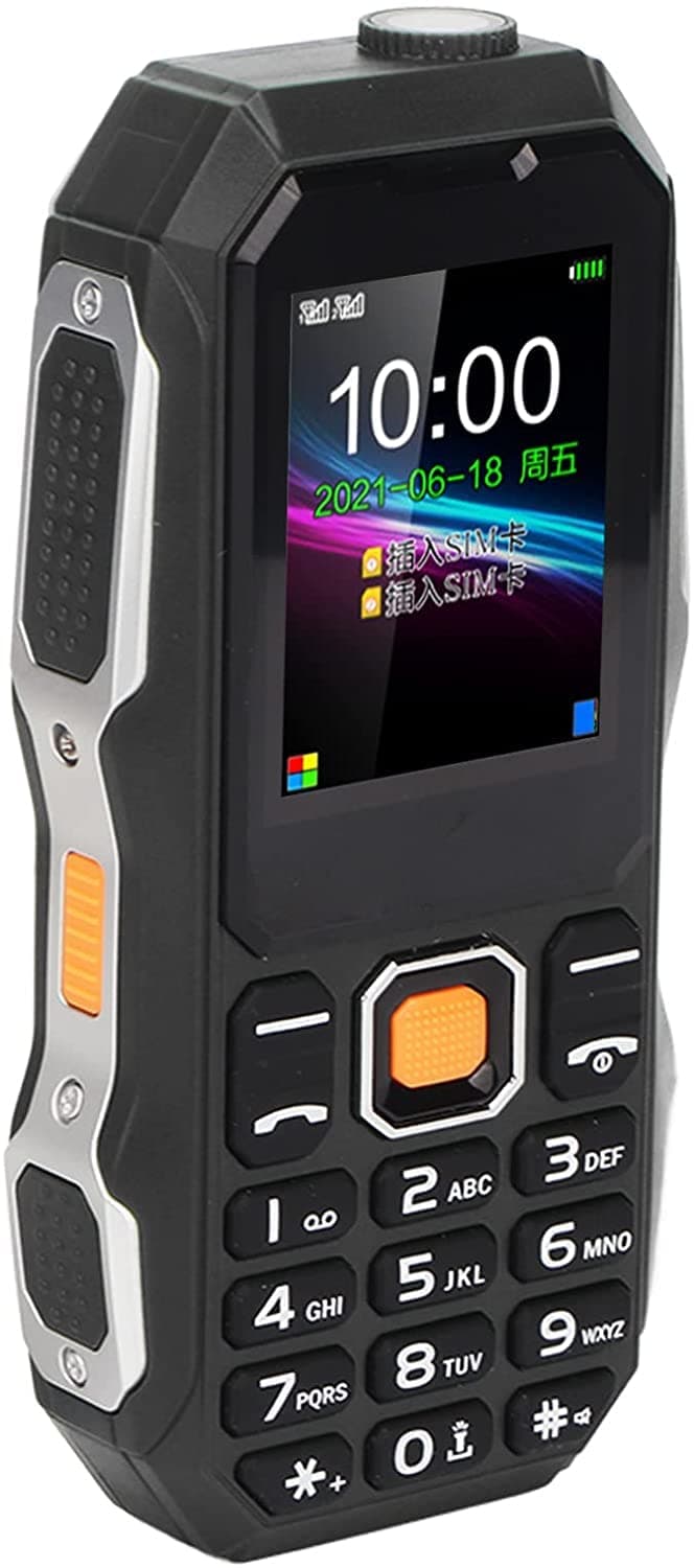 Elderly Mobile Phone, External Radio 5800mAh Battery Family (Black)