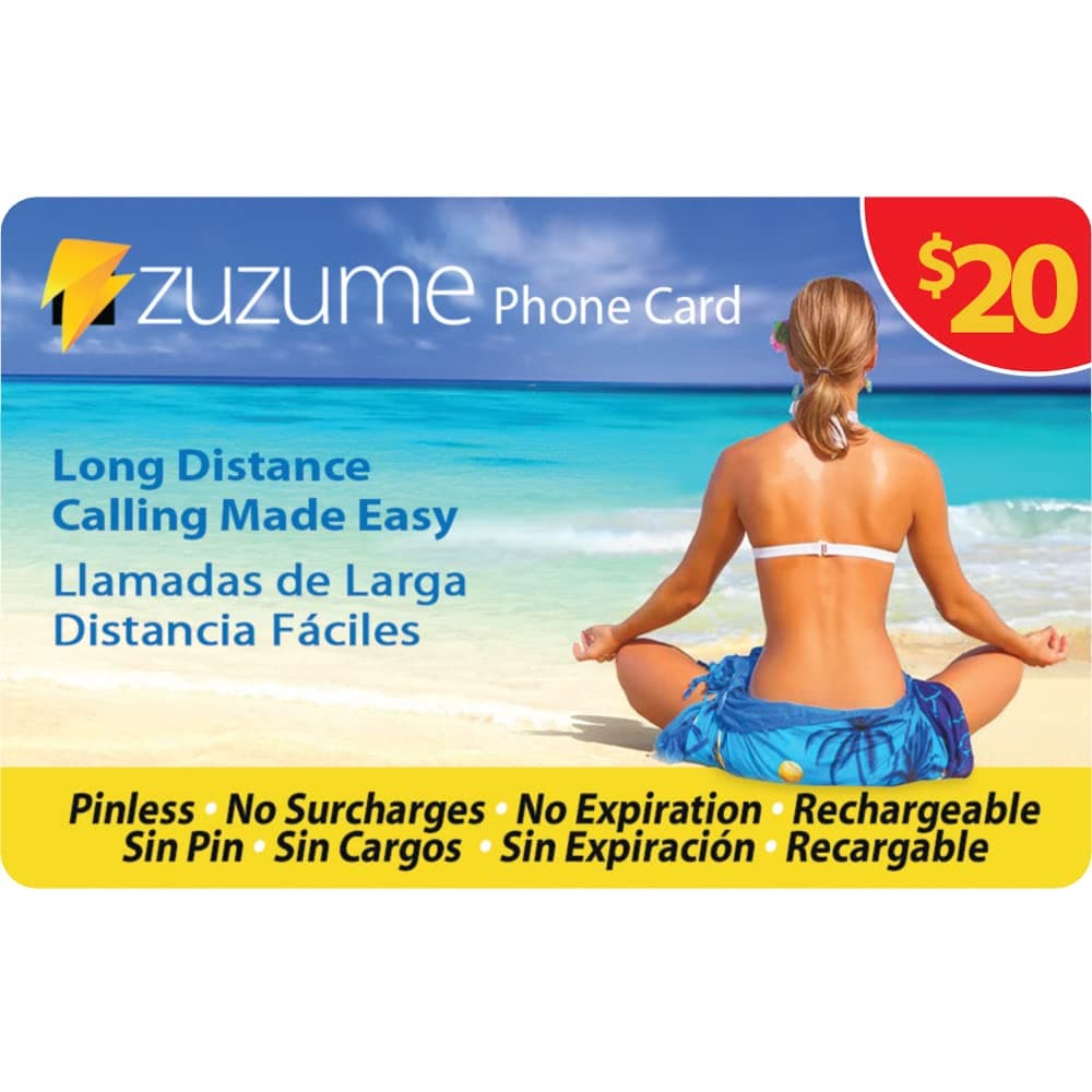 Up to 689 Minutes Domestic and International Calling Card | PINless, No Expiration, No Hidden Surcharges Prepaid Phone Long Distance Calling Cards | 20 USD
