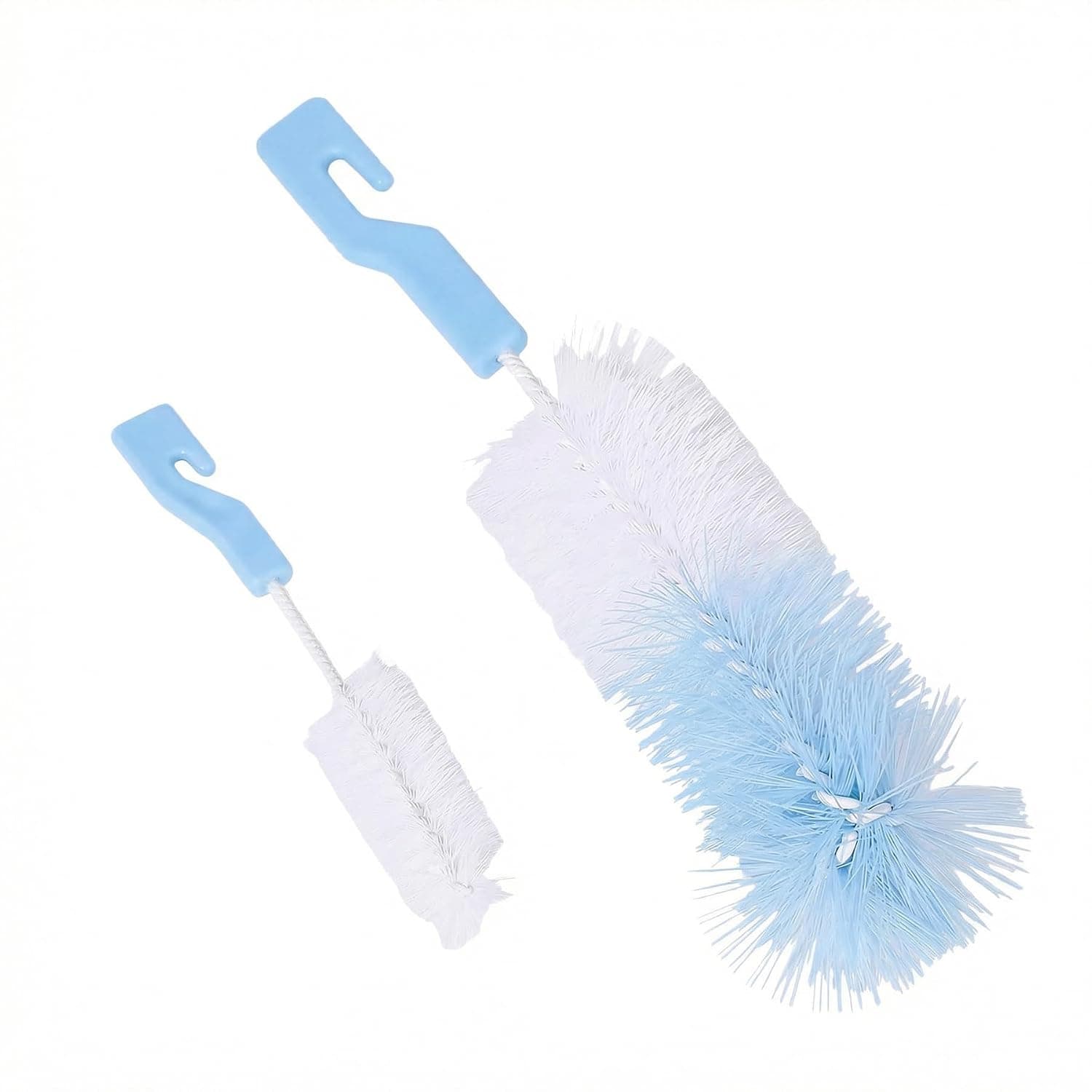 ToolHouse Baby Bottle Brush Set - Multi-Function Nipple and Straw Cleaning Brush, Nylon Bristle Brush Suitable for Glass, Plastic and Silicone Bottles