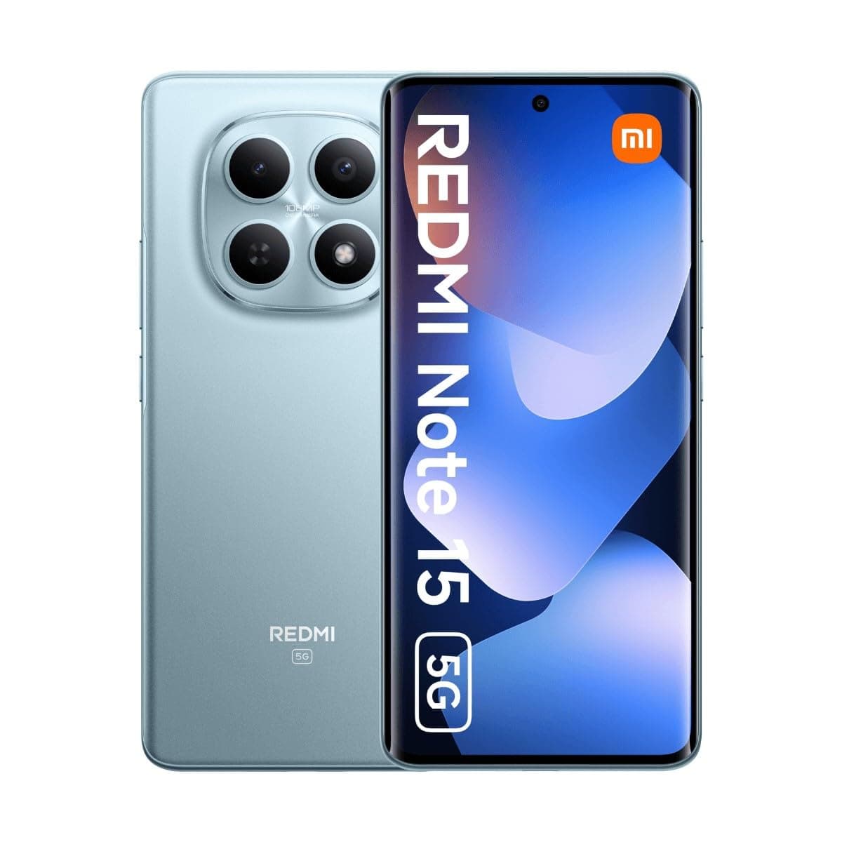 Xiaomi Redmi Note 15 Dual-SIM 512GB ROM + 12GB RAM (GSM Only | No CDMA) Factory Unlocked 5G Smartphone (Glacier Blue) - International Version