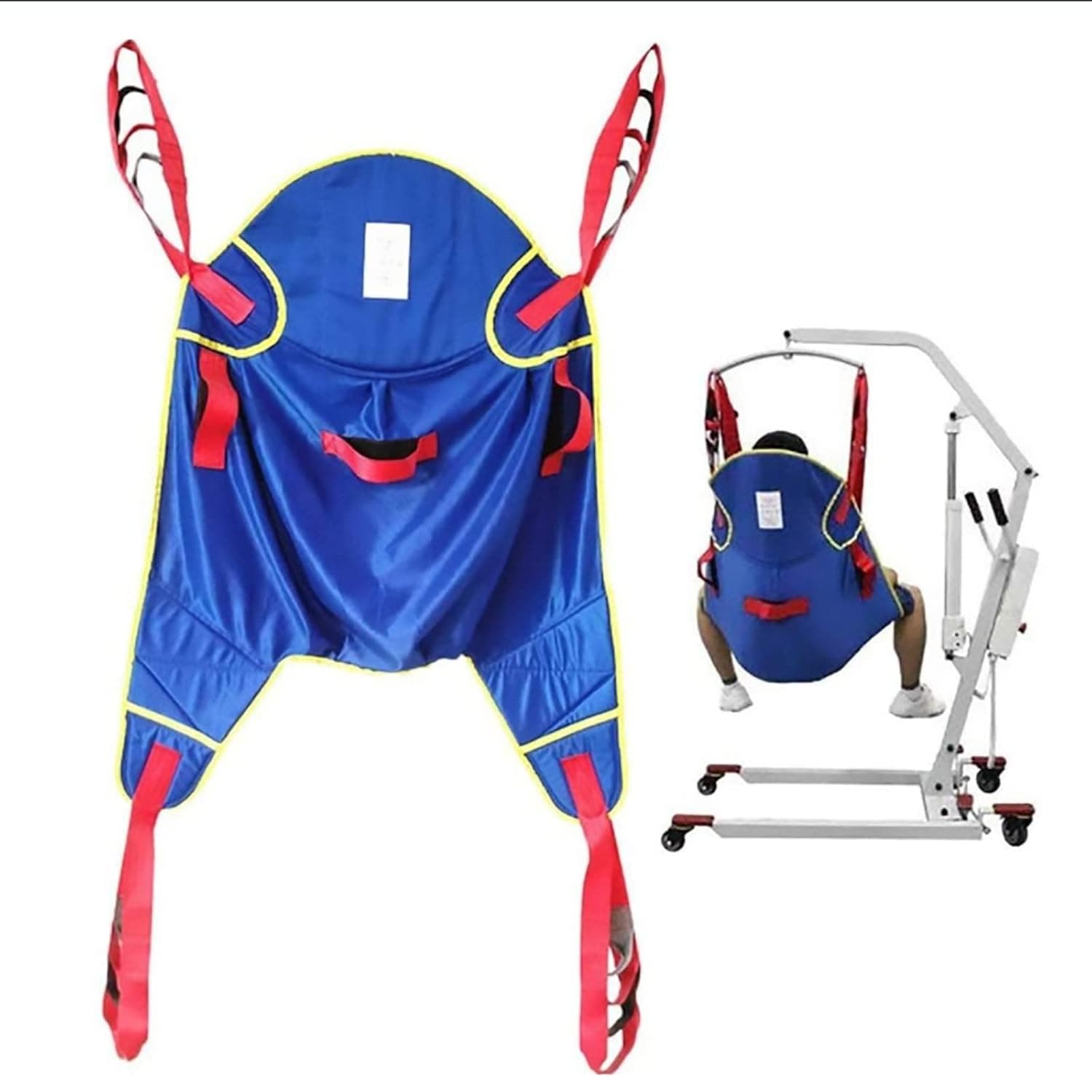 Toileting Sling, stair transfer belt with adjustable height to for nursing elderly disabled full body lifter four point sling