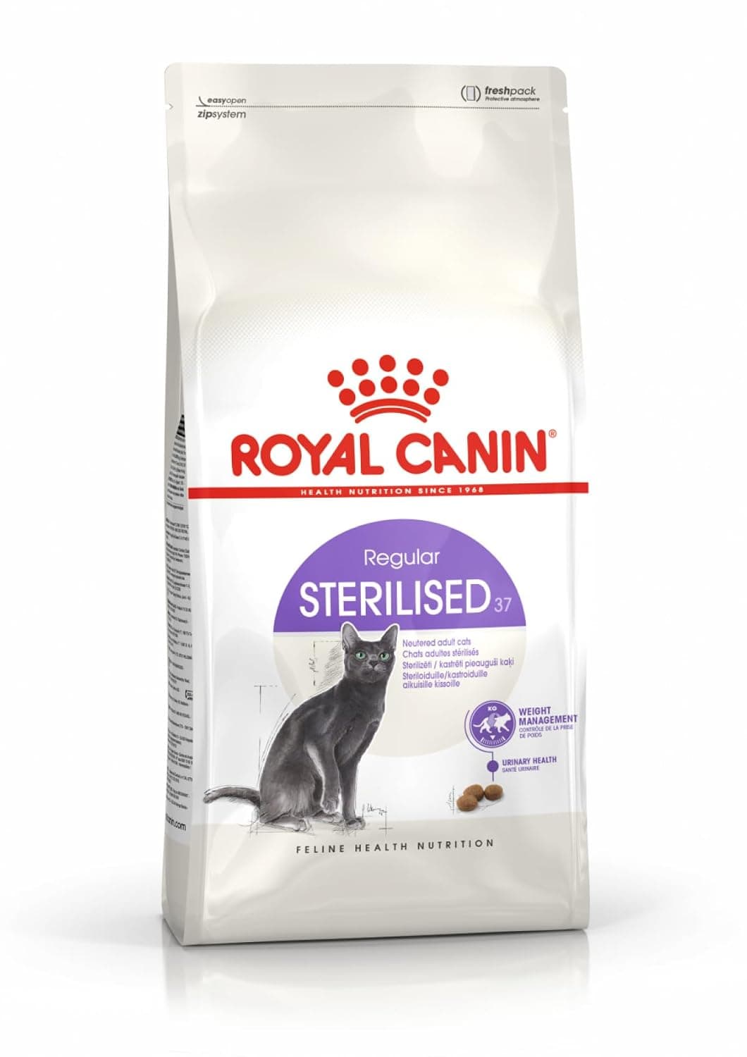 Royal Canin Cat Dry Food Sterilised 37 for Adult 2 KG | Supports urinary tract health and healthy weight management