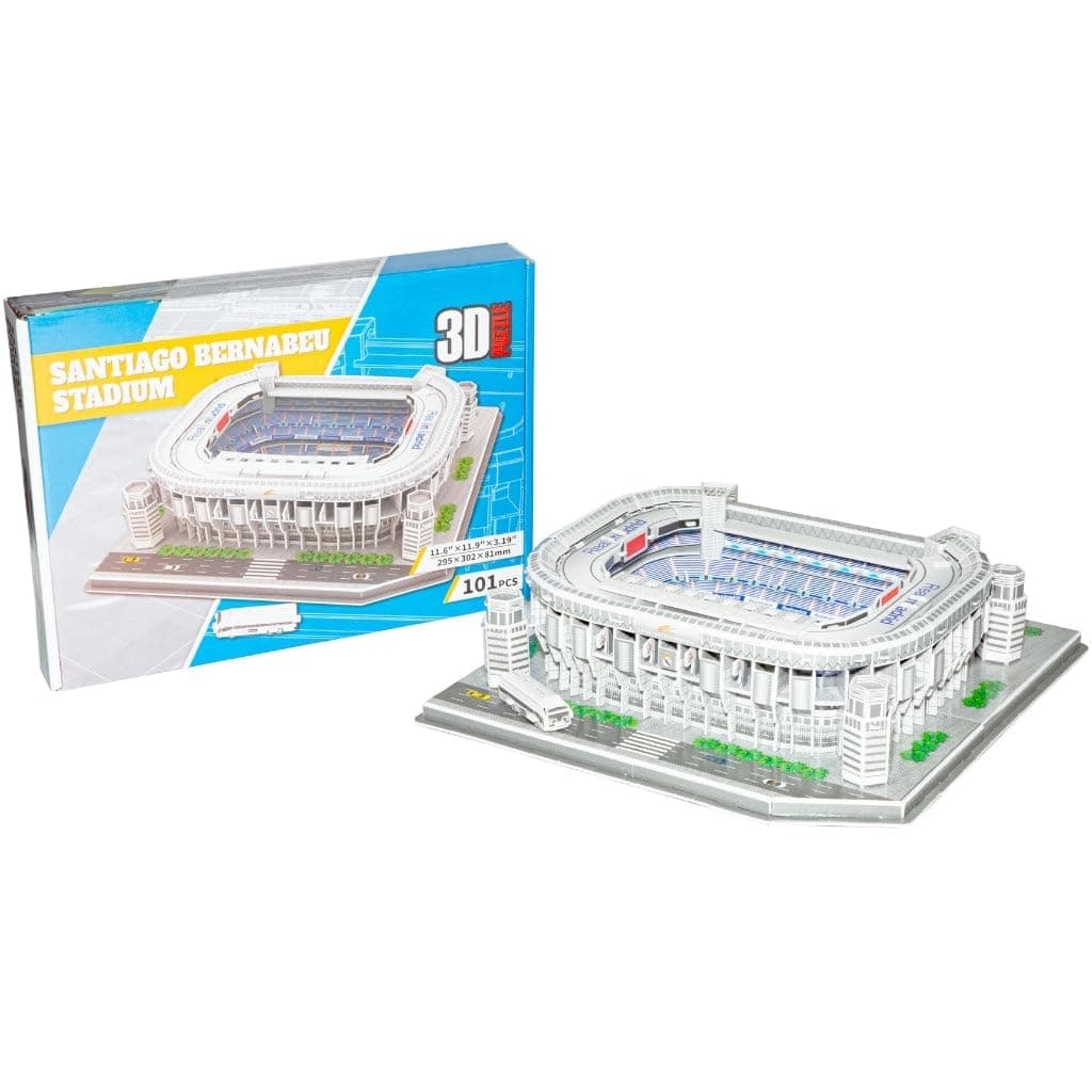 3D Stadium Puzzle Santiago Bernabeu Grand Unique & Collectible Model Assembly Building Kit for Kids & Adults 101pcs