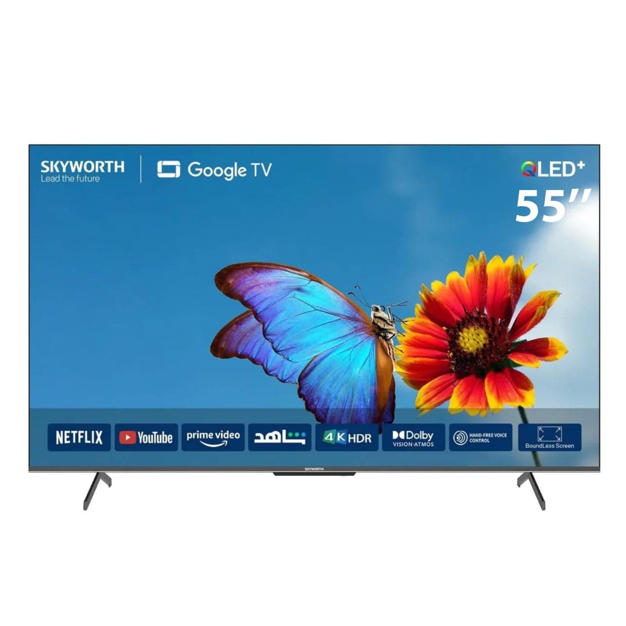 Skyworth 55 Inch 4K QLED HDR UHD SMART Google TV 55SUE9520 - 2 Years Warranty