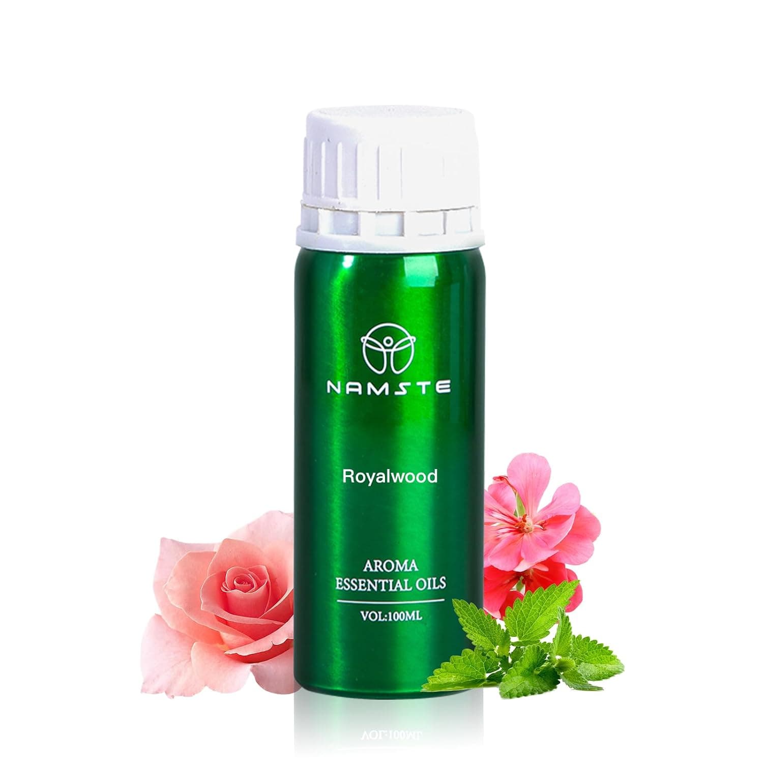 NAMSTE Royalwood Essential Oil 100ML | Premium Wood Collection Scent Essential Oils for Diffusers Blend of Bergamot, Cedarwood, Patchouli for Mood Lifting