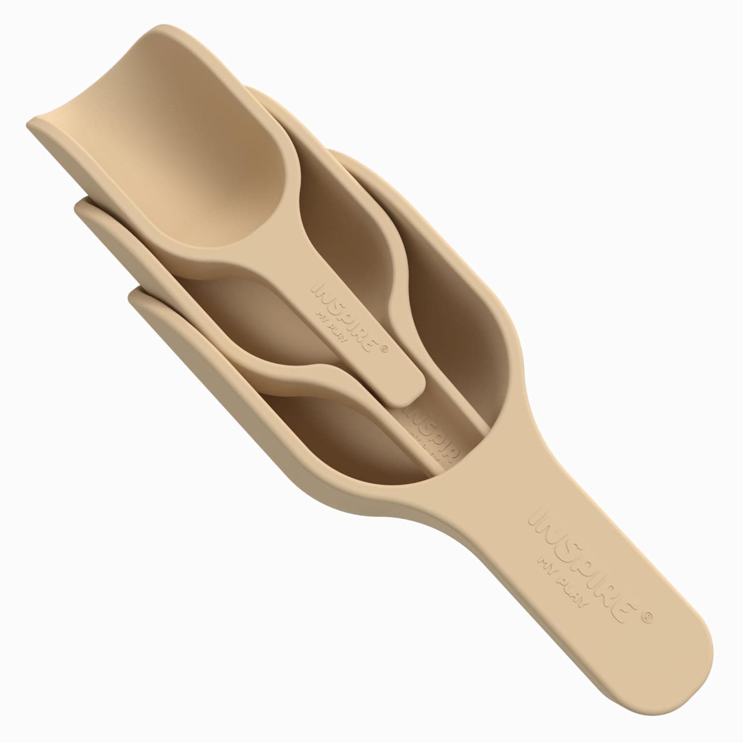Inspire My Play - 3 x Silicone Nesting Scoops - Perfect Accessories for Sensory PlayTray - Tuff Tray Accessories - Early Development & Activity Toys - Montessori Learning Toys - Multi-Purpose Shovel