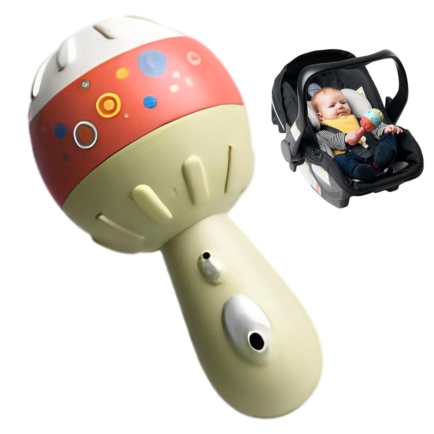 Infant Shaker Toy | Infant Rattles Shaker - Sensory Toys for Babies Sensory Teether Musical Instrument Chew Grabs Toys