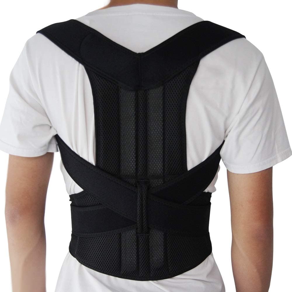 Back Posture Corrector Shoulder Lumbar Brace Spine Support Belt Adjustable Adult Corset Posture Correction Belt Health Care YJXUSHYQ (Size : L)