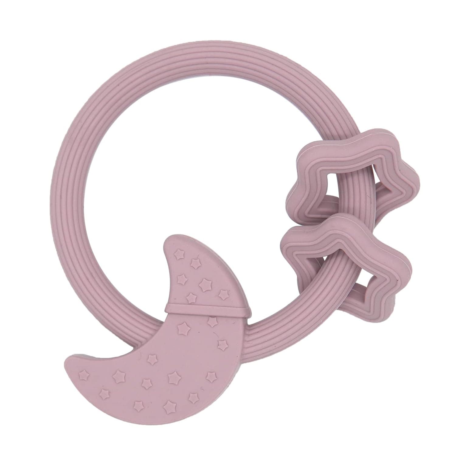 Silicone Baby Teething Toy, Silicone Baby Teether for Babies 3 Months+, BPA Free, Boys Girls Shower, Birthday, Christmas Gifts