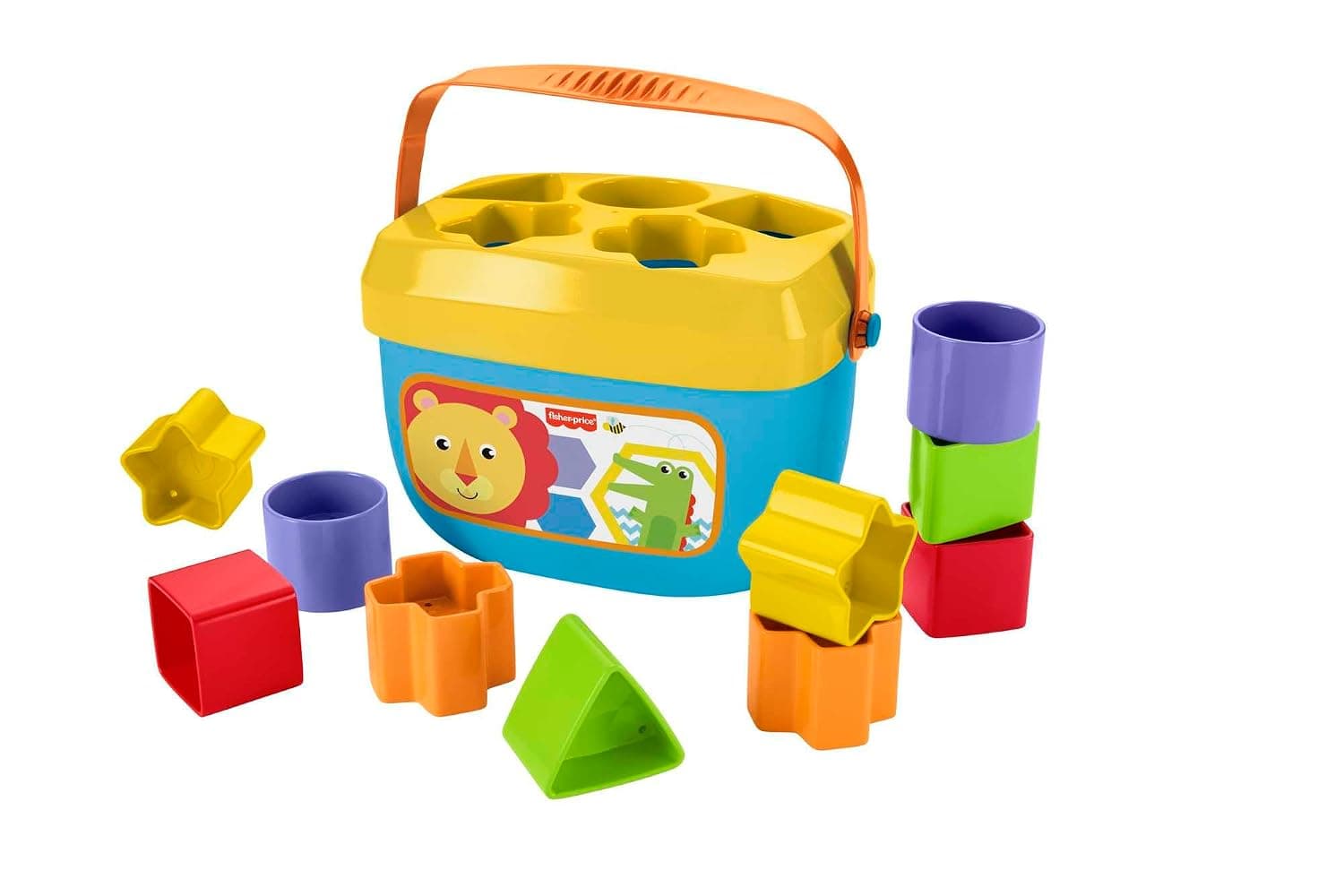 Fisher-Price Baby's First Blocks Set, Shape-Sorting Toy