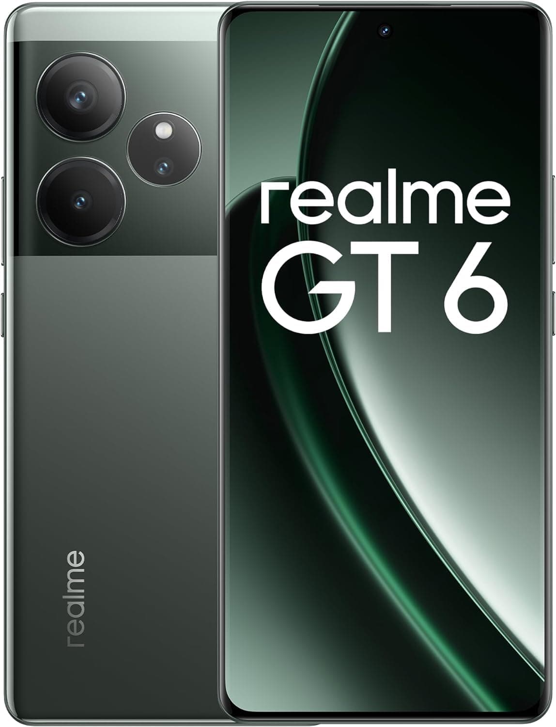 Realme GT 6 5G Dual SIM 12GB + 256GB (Razor Green) - International Version