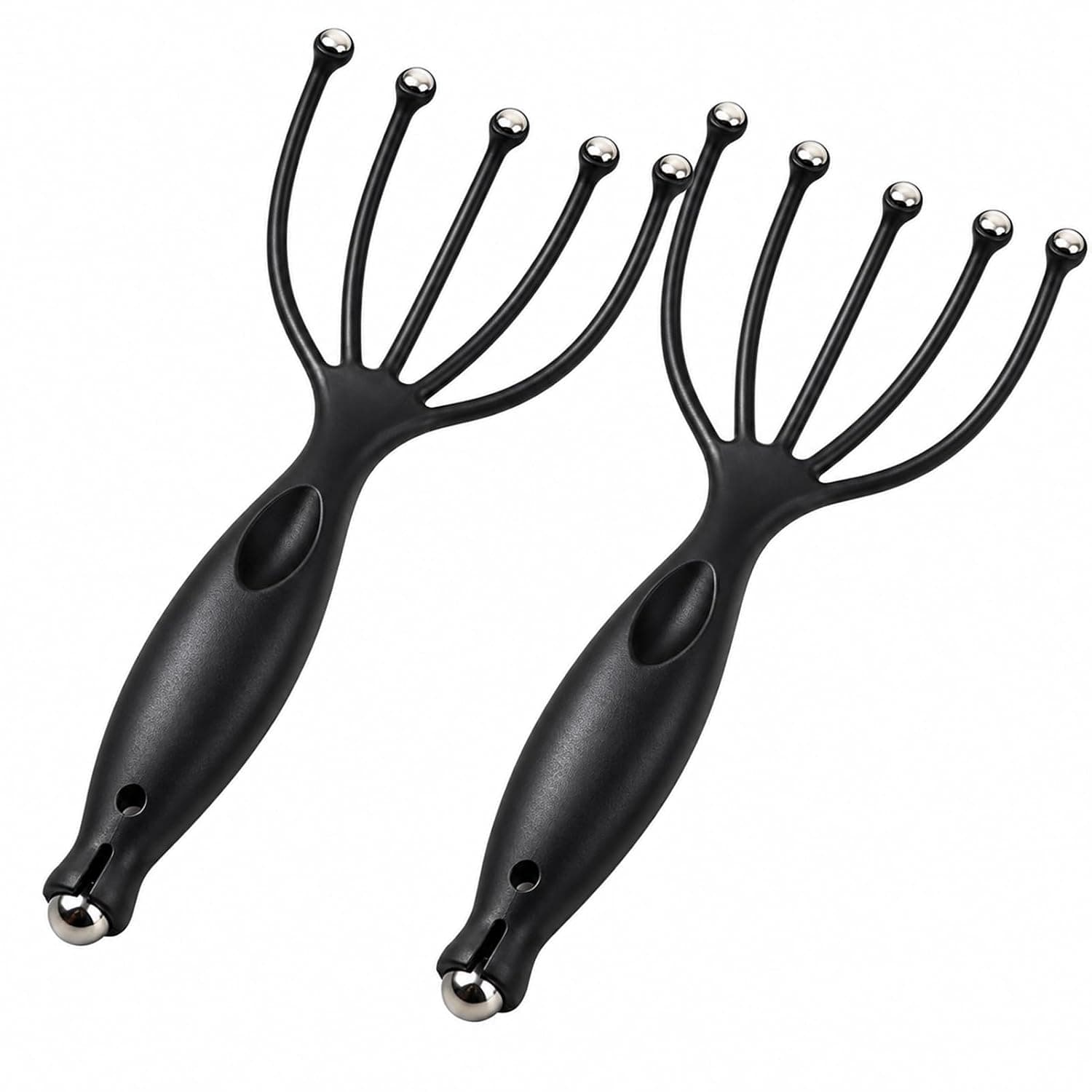 2 Pcs,Scalp Massager Comb Head Scratcher,for Stress Relief Relaxation | Wood therapy massage tools,wood therapy body sculpting,wood tools sculpting,anti-cellulite,deep tissue trigger,body use