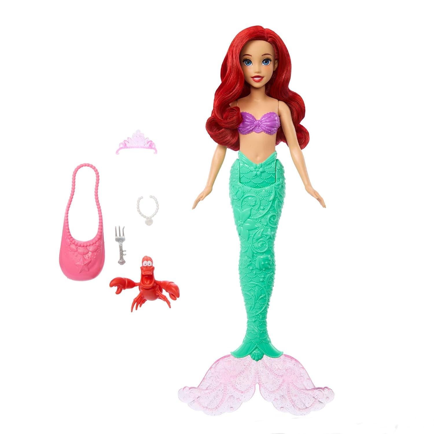 Disney Princesa Ariel Doll with Accessories and Pets 3+