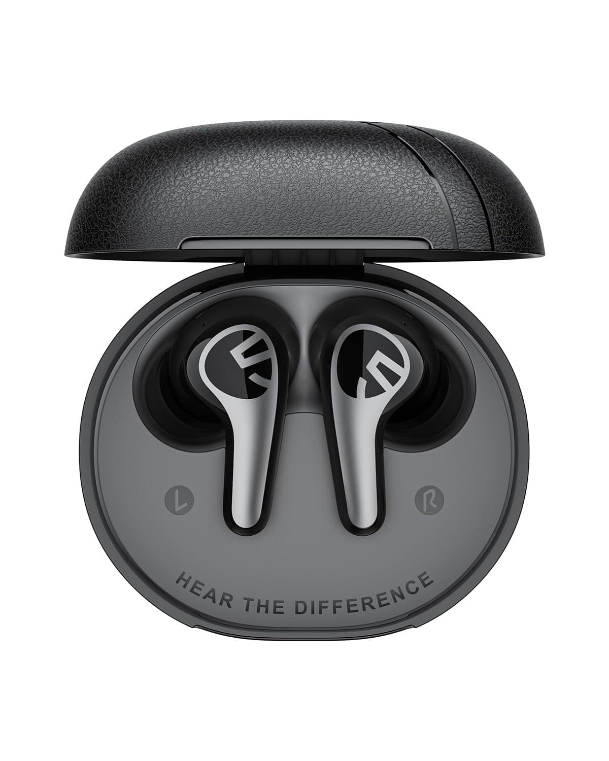 SOUNDPEATS C30 Adaptive Hybrid Active Noise Cancelling Wireless Earbuds, BT 6.0 Headphones with LDAC Hi-Res Audio, 6-Mic Windproof ENC Earphones for Clear Call, 52H, IP54, APP Control, Comfort Fit