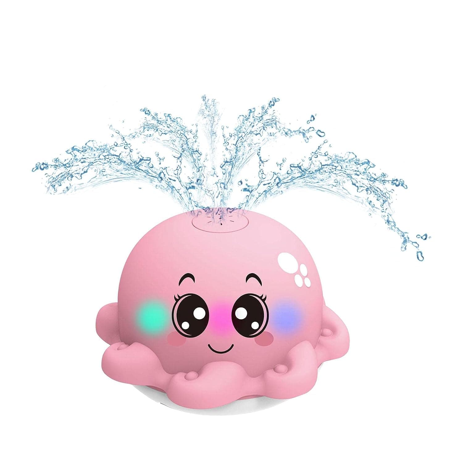 Baby Bath Toys, Automatic Spray Sprinkler Bath Toy Water Spray Toy With LED Light, Cute Crab Octopus Bath Toys Infant Interactive Bath Toy, Bathtub Shower Toys For Baby Toddlers