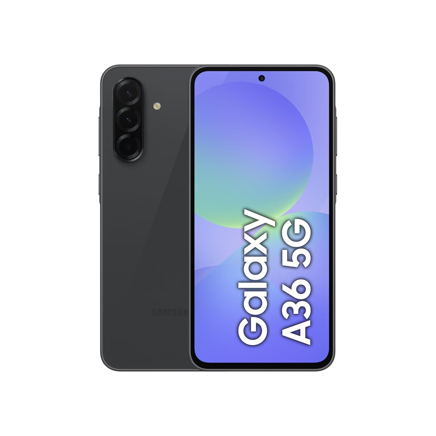 Samsung Galaxy A36 5G, Android Smartphone, 128GB Storage, 8GB RAM, Awesome Black, 6x OS Upgrades, Large Display, Octa-Core Processor (KSA Version)