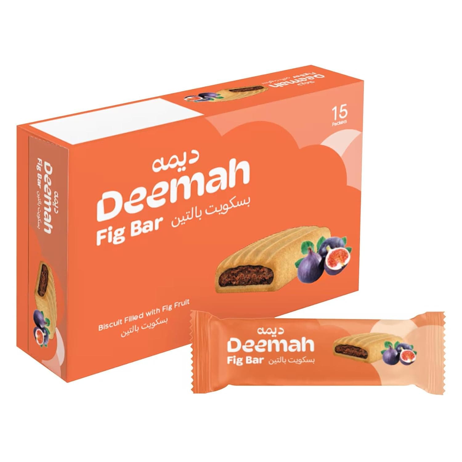 Deemah Fig Bar 15X21G