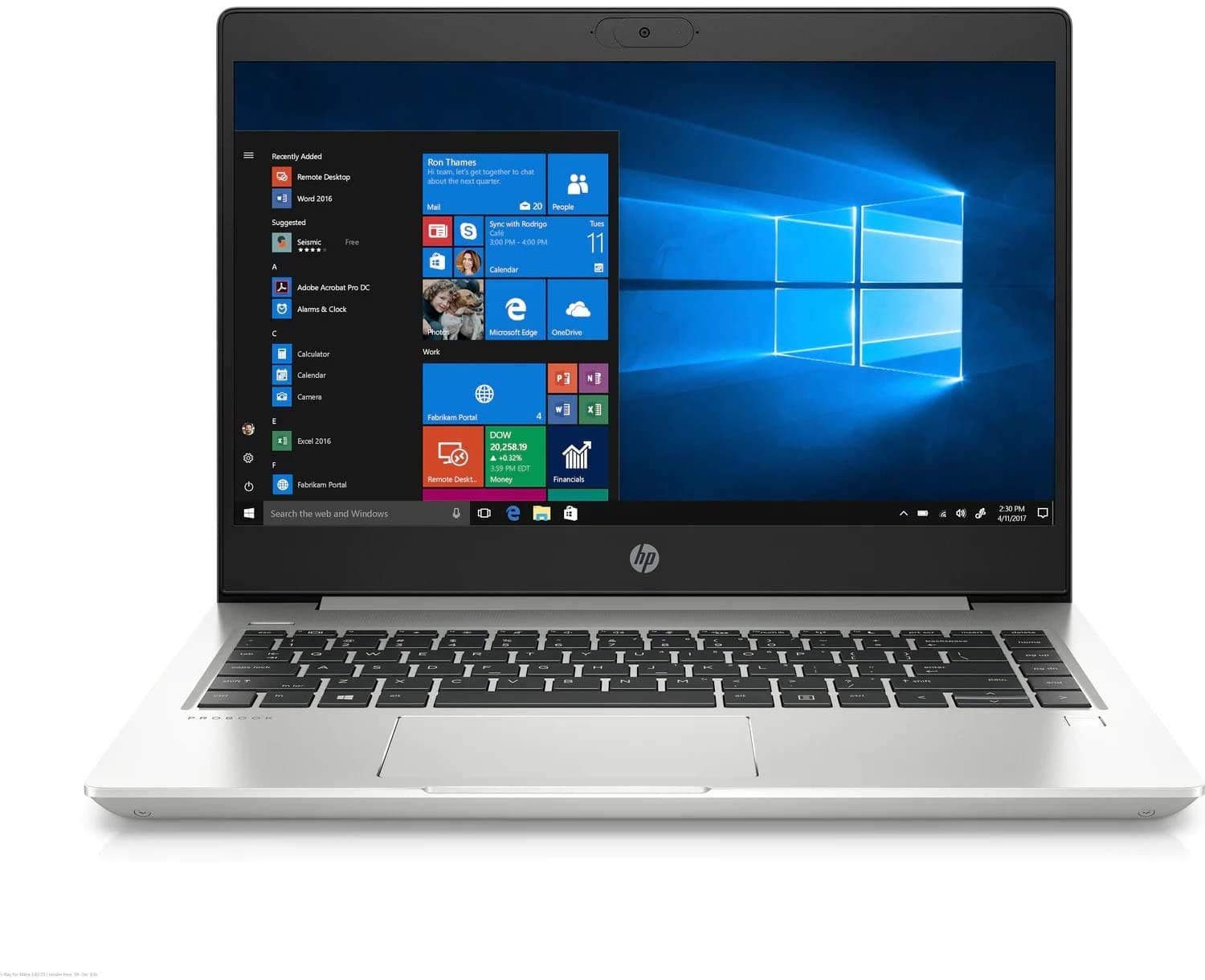 HP ProBook 440 G7 14" 8GB 256GB Intel Core i5-10210U X4 1.6GHz Win10, Silver