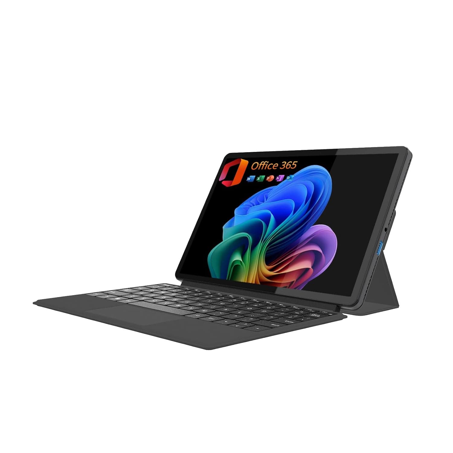 2-in-1 Laptop/Tablet (2026), 1-Year Office 365, 10.1" FHD IPS Touchscreen | Windows 11 PC with Magnetic Keyboard, 8GB RAM 256GB SSD, 6500Y Processor, USB-C, 2 Stereo Speakers for Home Office Students
