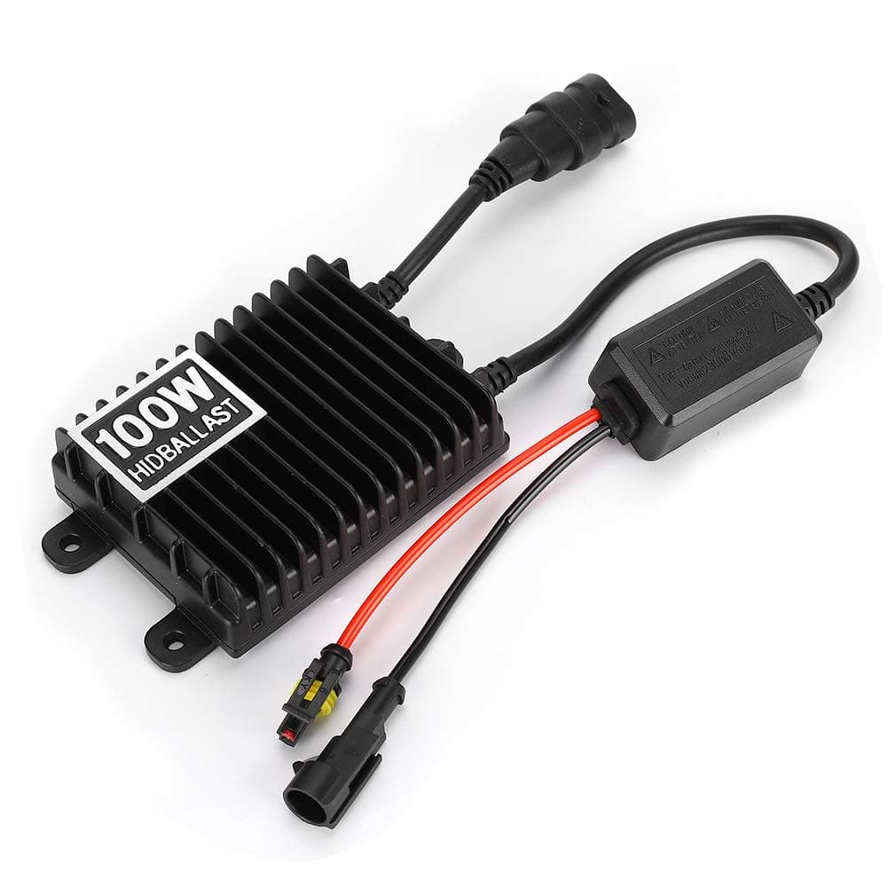 Gearwell Xenon Ballast Unit, 12V 100W HID Ignition Stabilizer Block and Headlight Control Module for Automotive Xenon Lamp Repair and Vehicle Lighting System Replacement Accessory