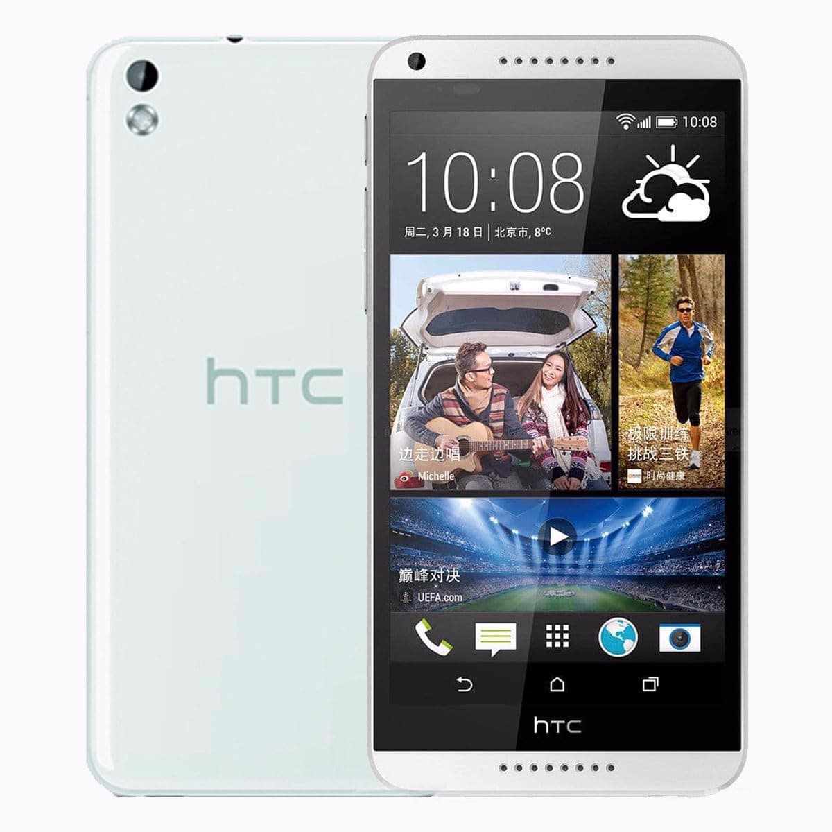 HTC Desire 816 Single-Sim 8GB ROM + 1.5GB RAM (GSM Only | No CDMA) Factory Unlocked 4G/LTE Smartphone (White) - International Version