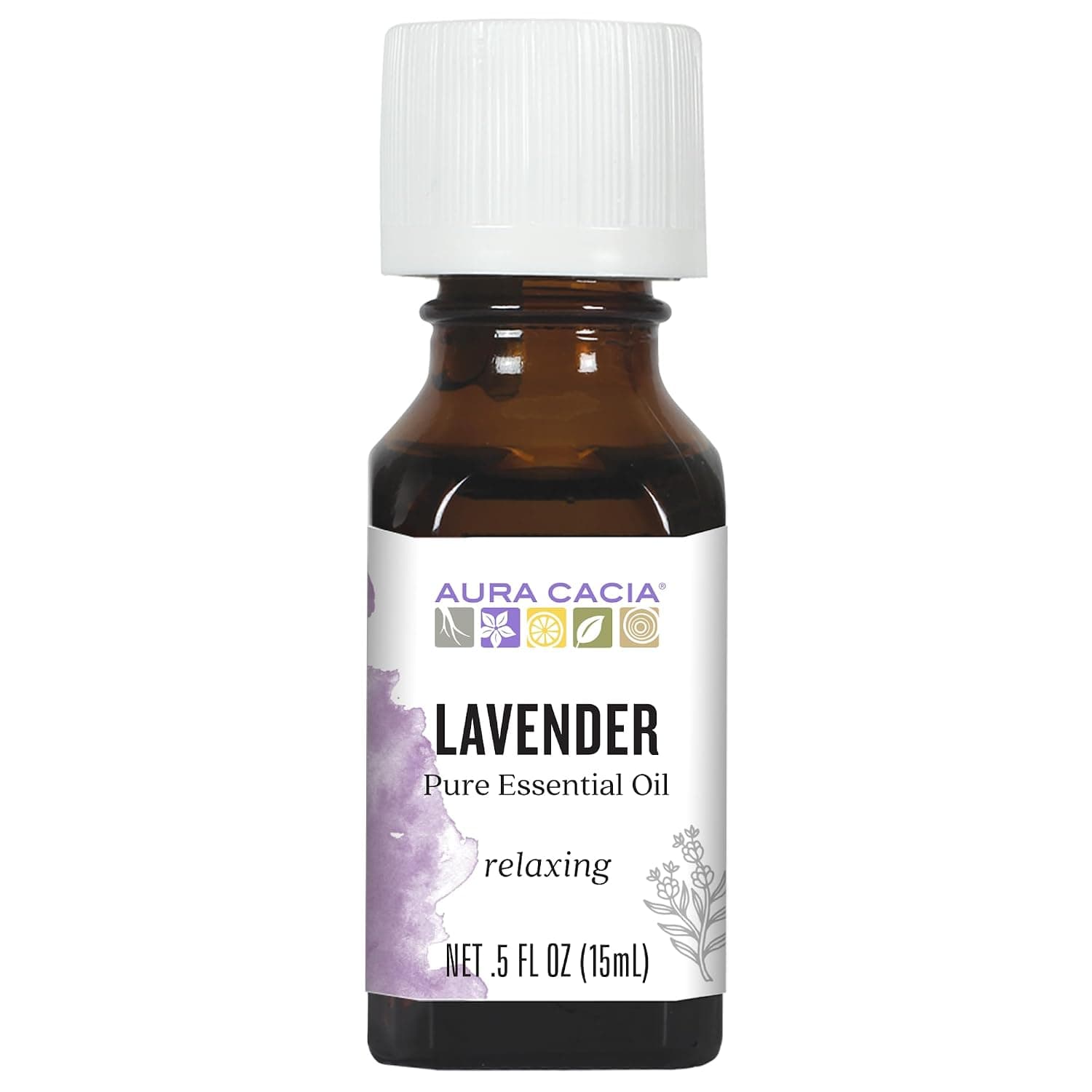 Aura Cacia, Pure Essential Oil, Lavender, 5 fl oz (15 ml)