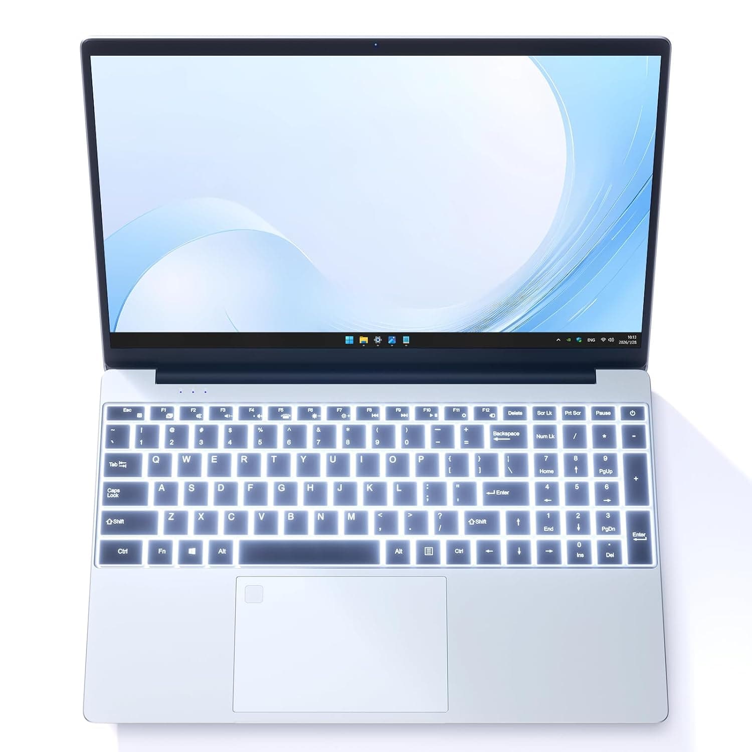 Auusda - business laptop for work, college student laptop, 15.6" FHD display, up to 3.4GHz CPU, backlit keyboard