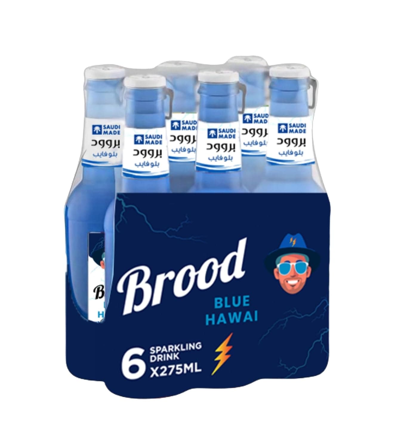 Brood Blue Hawai - Sparkling Drink 6 x 275 ml