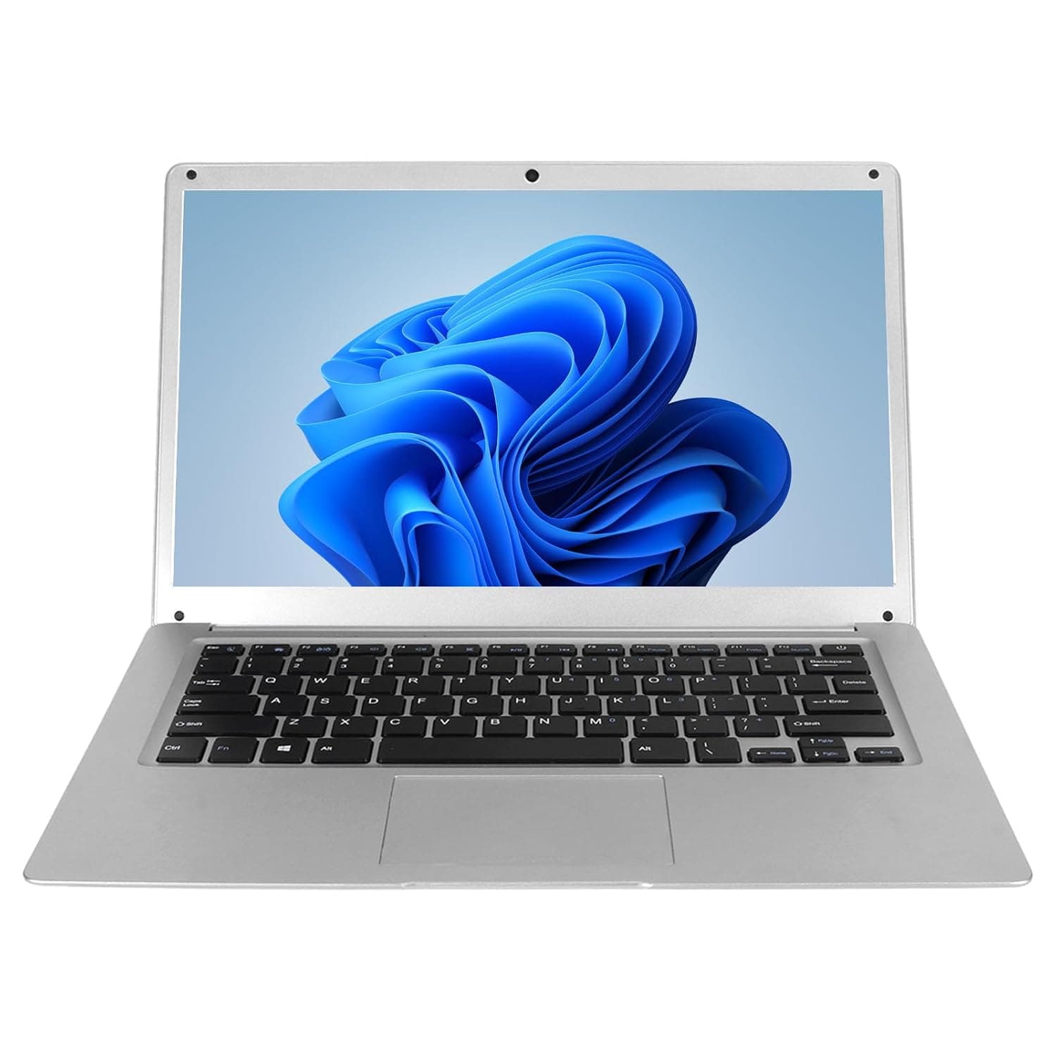 112 14.1 Inch IPS Screen Business Laptop with 2GB RAM 32GB SSD, Lightweight Portable Laptop with 6000mAh Battery for 10 (UK Plug)