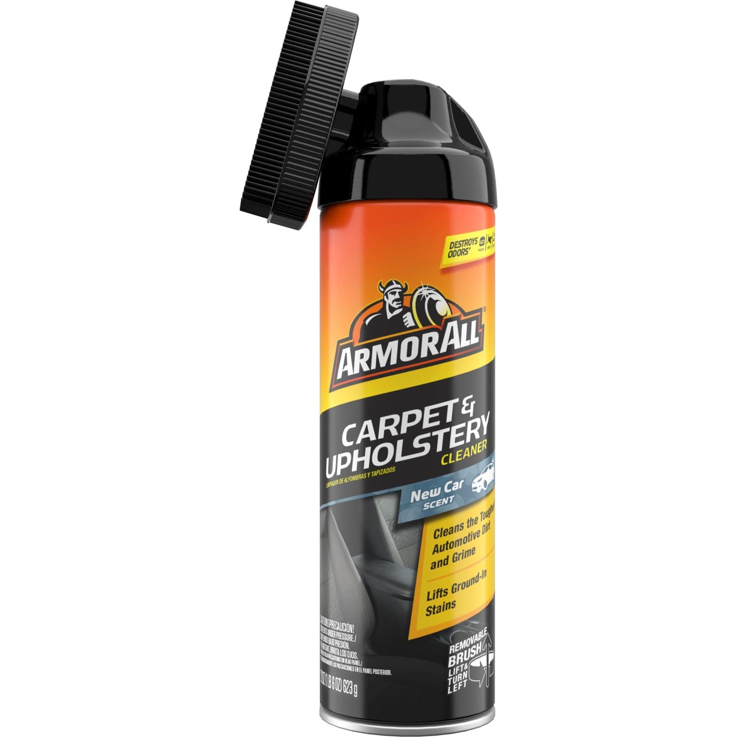 ARMOR ALL POWER FOAM 3-IN-1 FRESH FX NEW CAR SCENT CARPET AND UPHOLSTERY CLEANER SPRAY - 623G