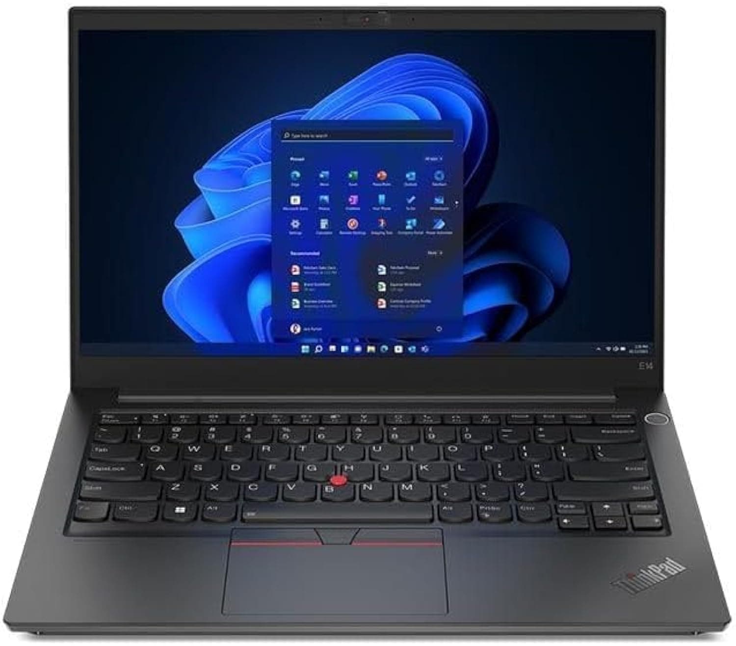 Lenovo ThinkPad E14 Gen 4 Intel Core i5-1235U, 8GB RAM, 512GB SSD, 14" FHD Display, Non Backlit Arabic Keyboard, DOS, Black