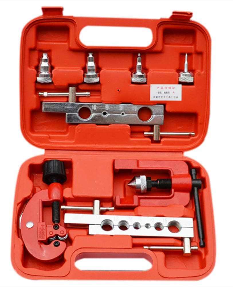 Manual Copper Pipe Tube Expander Kit Hand Expanding Tool Set Universal Air Conditioner Refrigeration Tools3-19mm 8Pcs