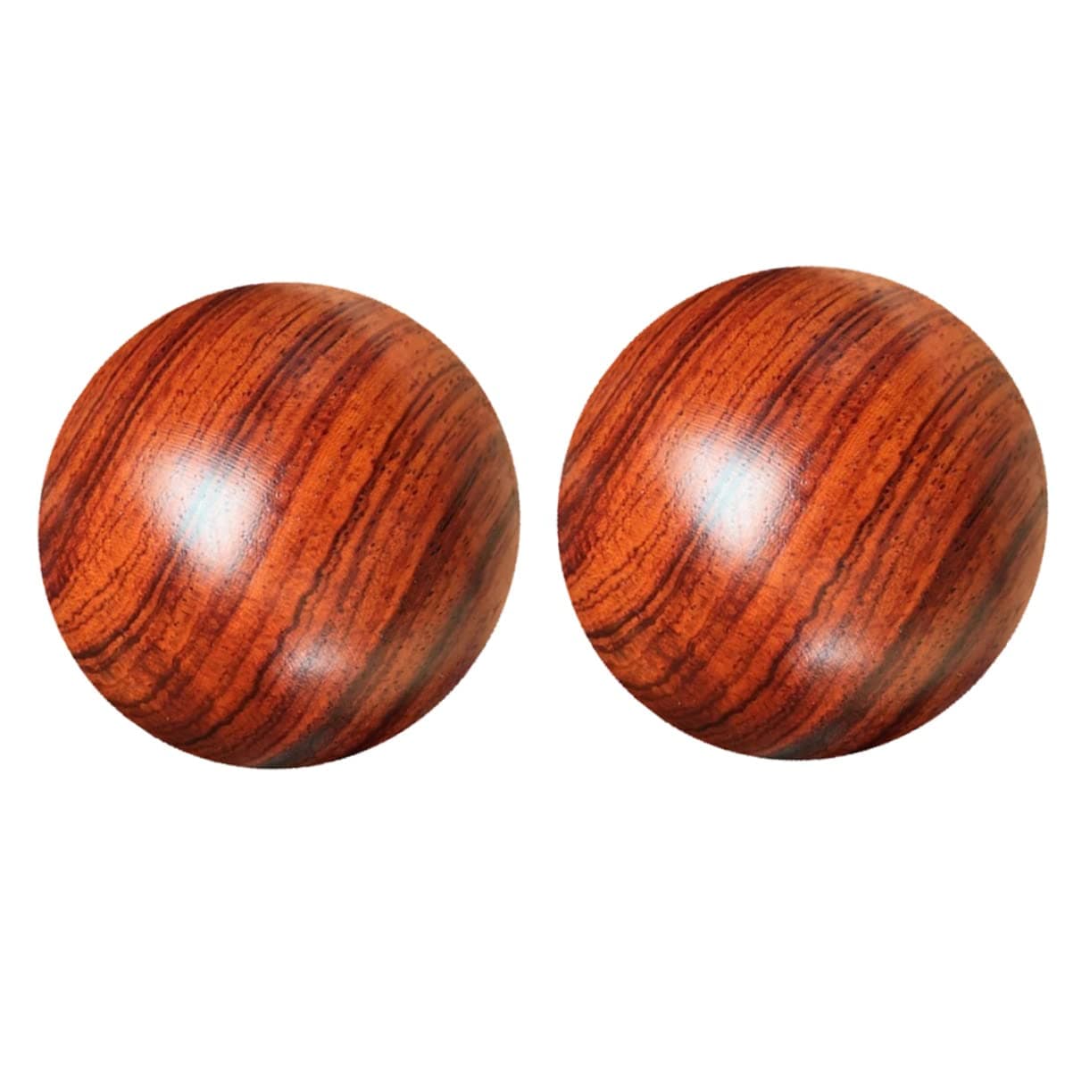 4pcs Hand Exercise Massage Wooden Relief for Muscle Relaxation and Hand Health Random Grain Design for and Storage