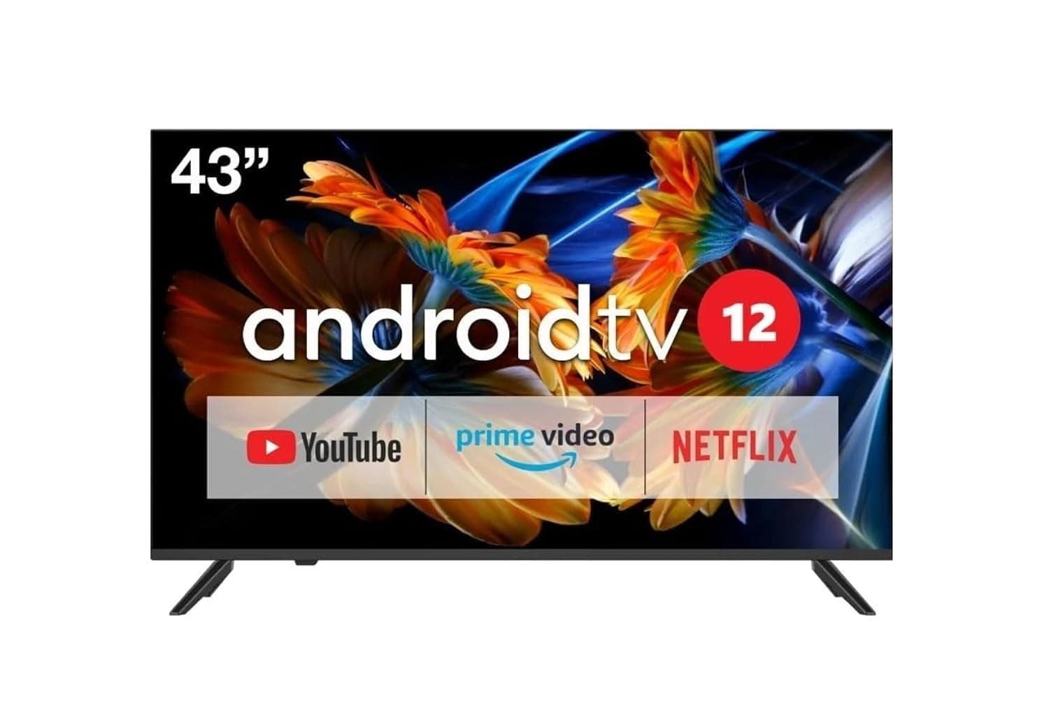 2 Screen TV 43 Inch Smart Full HD Android 12 Frameless System | SRET-43S1